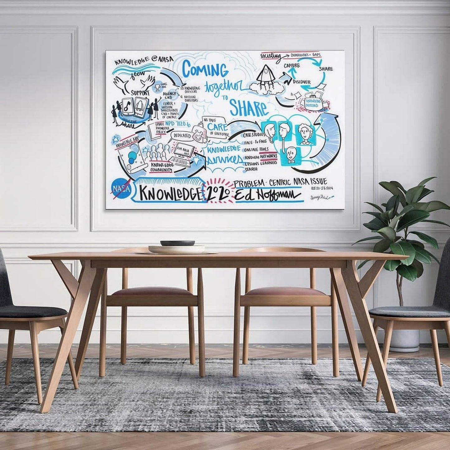 JHXNJDPOST Inspirational Poster Knowledge Is Power Educational Canvas Wall Art Aesthetic Decorative Painting Living Room ClassroomB 12x18inch(30x45cm)
