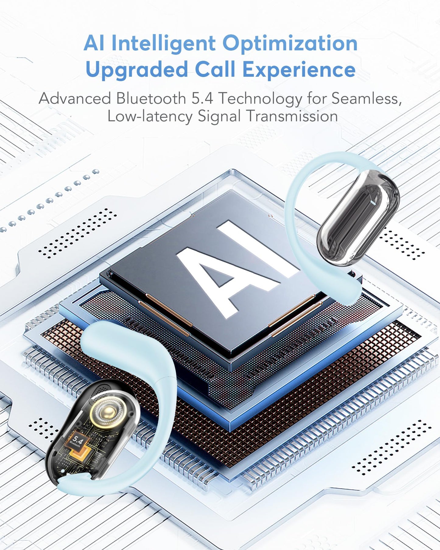 AI Translation Earbuds Real Time 188 Languages,80H Playtime Translator Earbuds,Audifonos Traductores Inglés Español,Wireless Ear Headphone Bluetooth 6.1 for Business Meeting,Travel, Language Learning