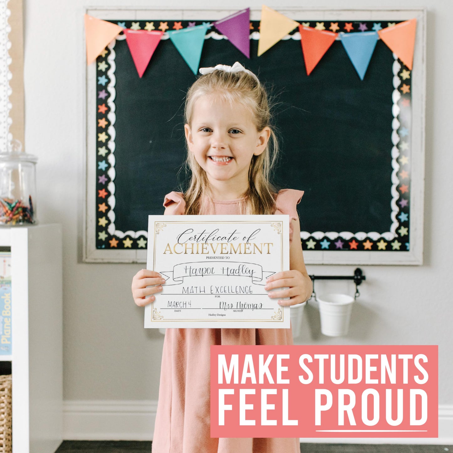 Premium Real Gold Foil Certificate of Achievement Awards -25 Bulk Award Certificates for Students & Employee of the Month, Certificate Paper, Superlative Academic Excellence Certificates of Completion