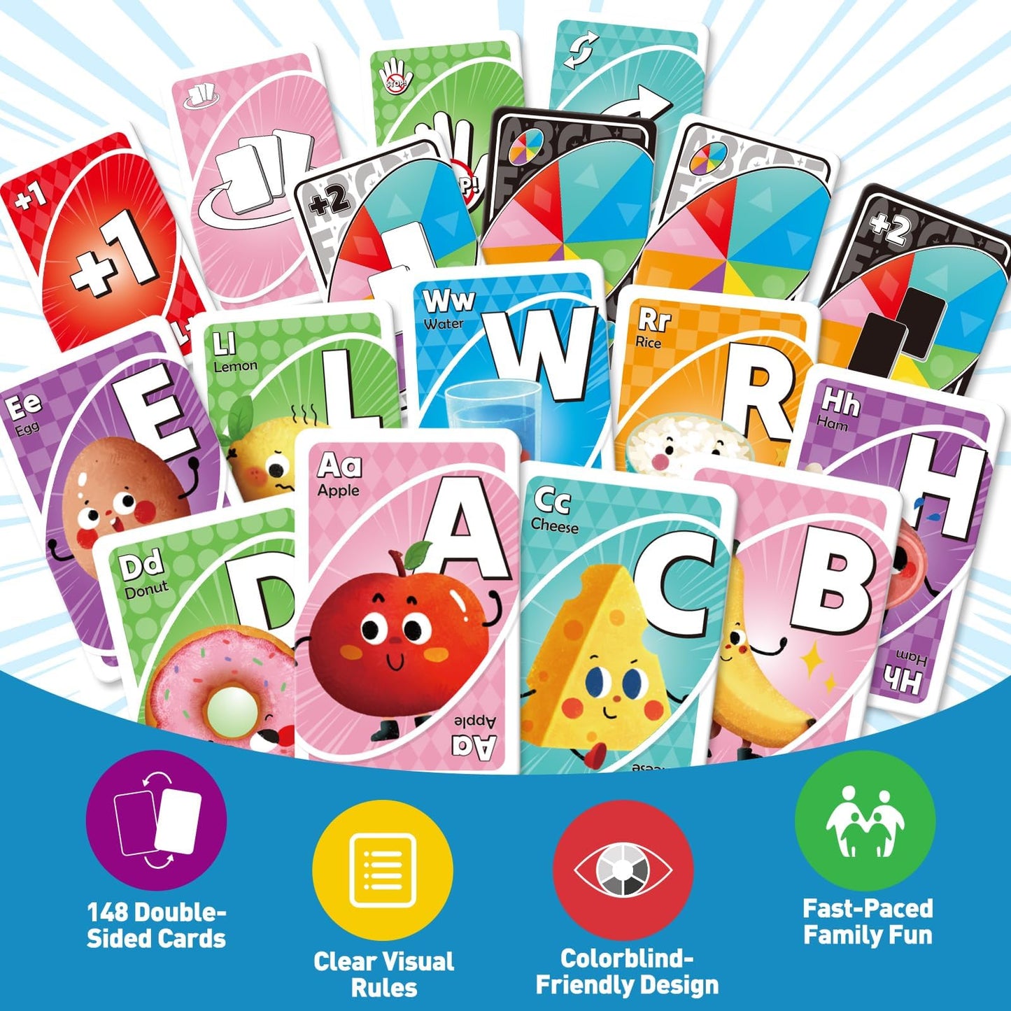 Alphabet Flash Cards for Kids Ages 4–8, 148 Double-Sided Symbol Matching Flash Cards, Toddler Letter & Color Flashcards, Kindergarten Classroom Homeschool Preschool Learning Activity