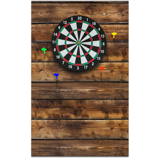 Hahafelt 36 x 24 x 0.5 Inch Felt Wood Grain Dart Board Wall Protectors Square Dart Board Backing Tiles Dartboard Backboard Cork Backboards Alternative (Grain)