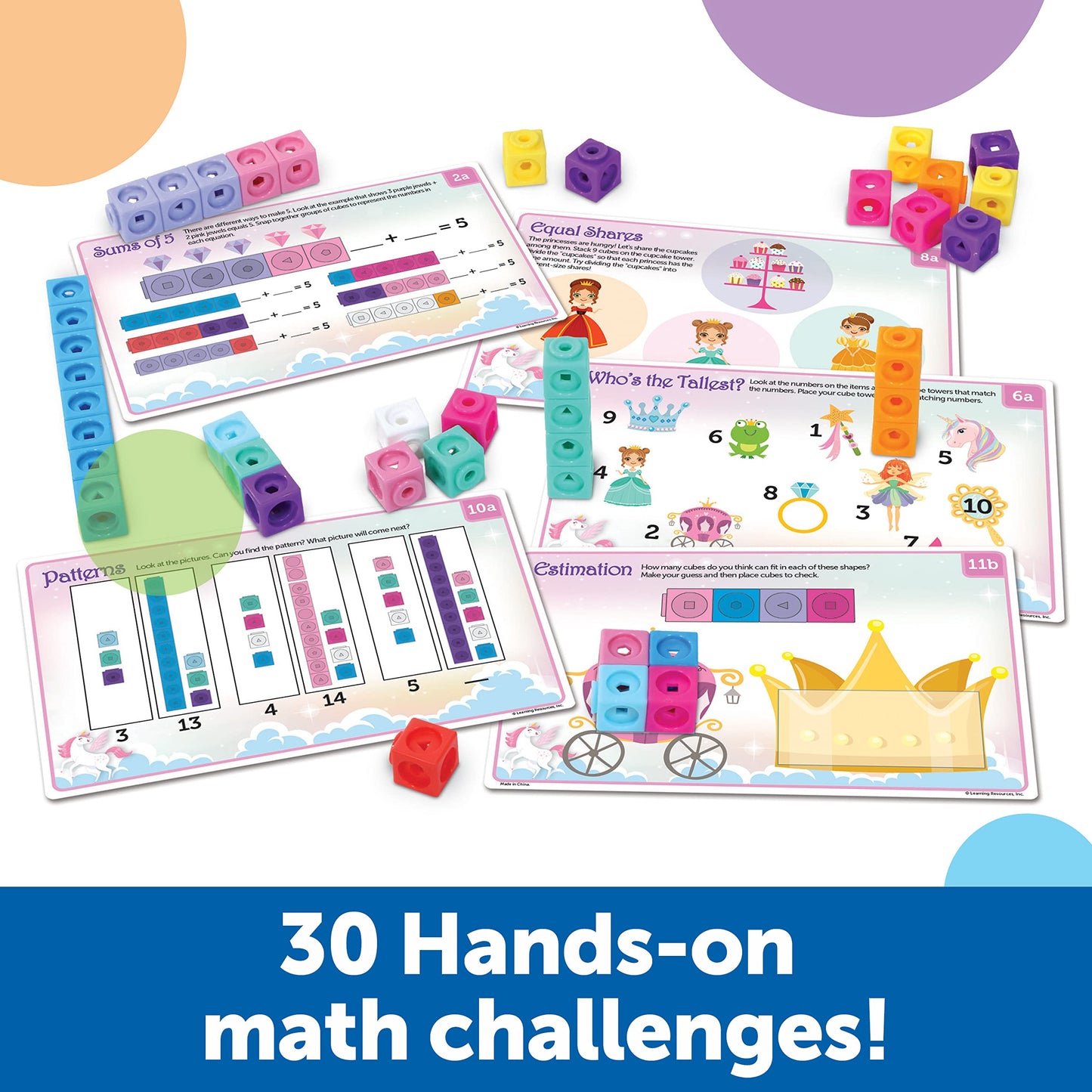 Fantastical Kindergarten Math Activity Set: MathLink Cubes by Learning Resources