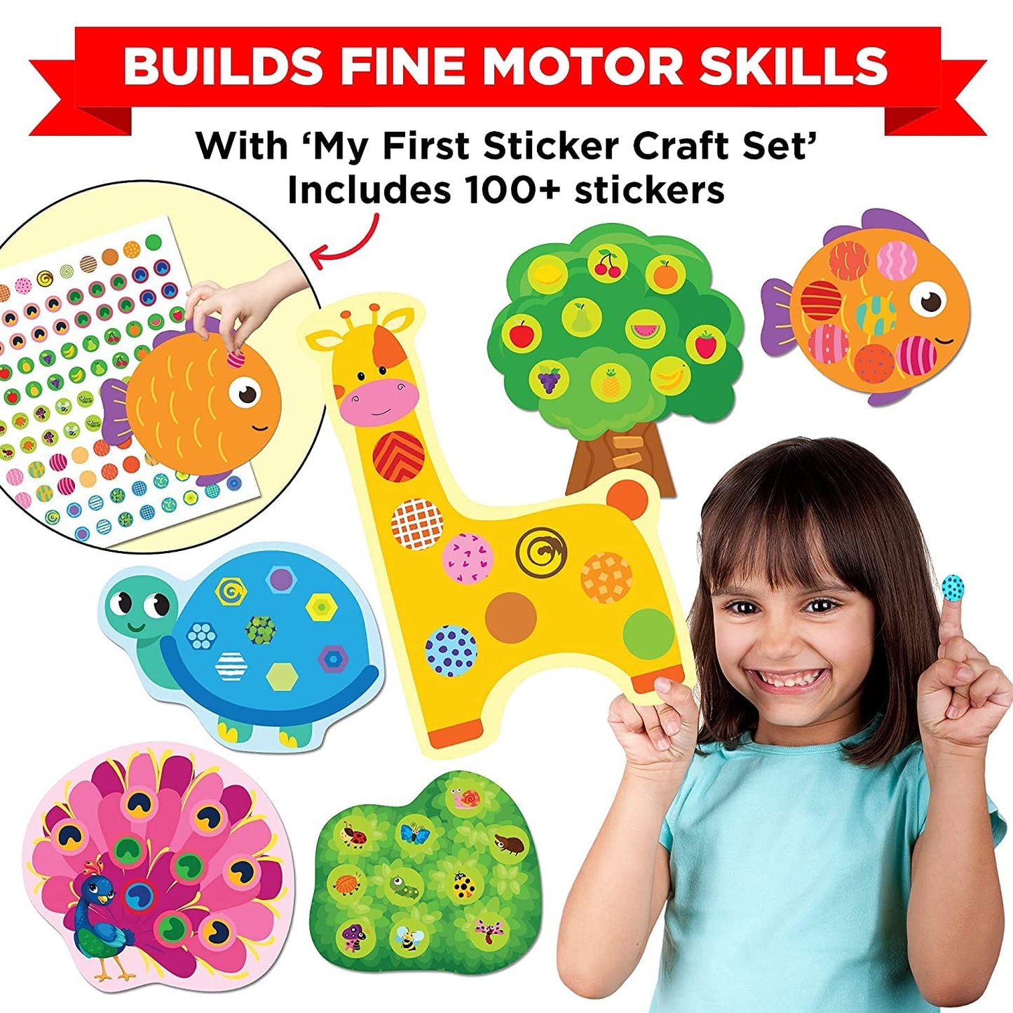Learnabee Toys for 2 Year Old Boys/Girls | Gift for 2 Year Old Kids | Board Books and Fun Activities |Learning and Educational Toys & Games (1 Box Set)