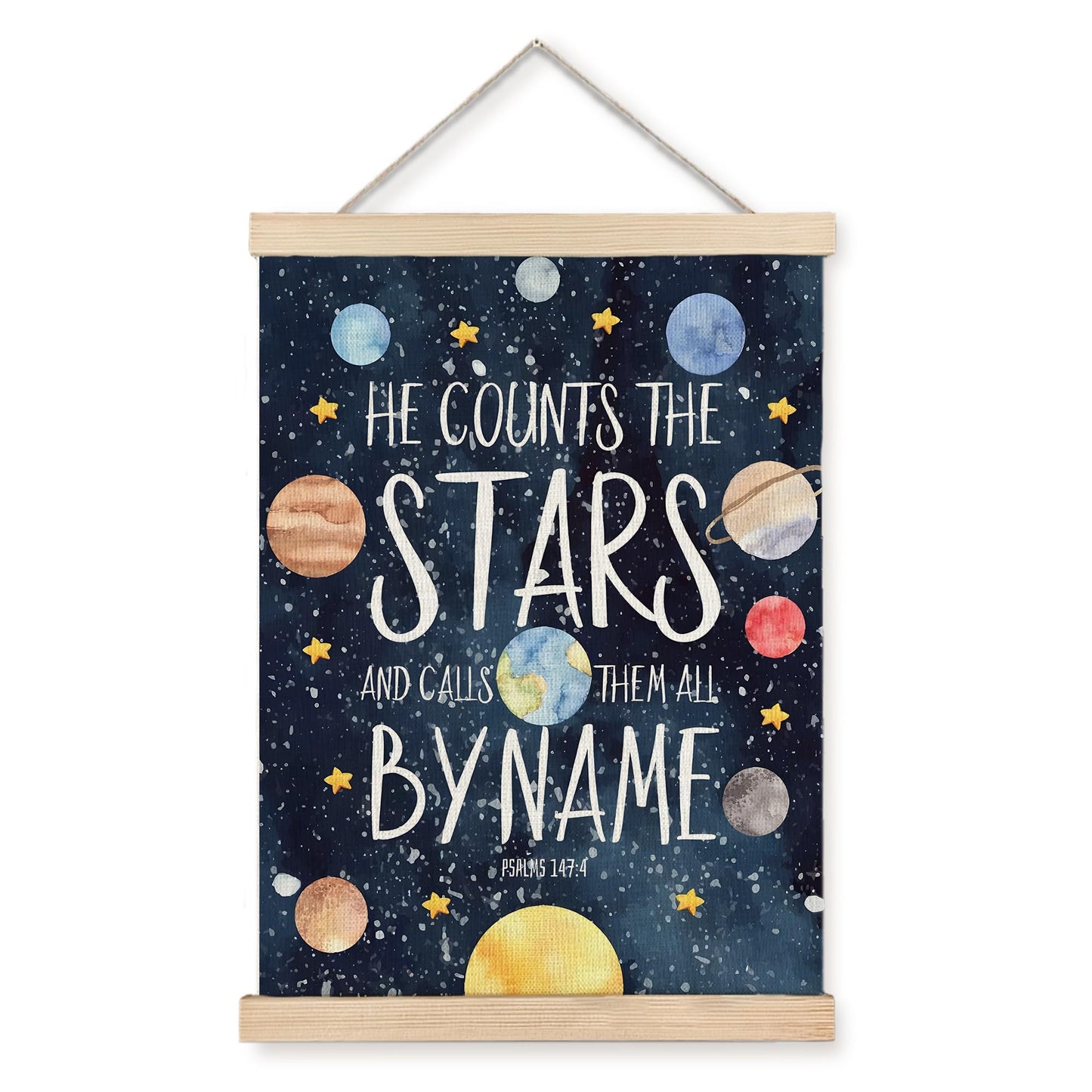 URLLUAE Solar Space Wal Decor Poster Hanger Frame, Outer Space Nursery Decor, System Wall Art, Solar System for Kids Room Decoration for Boys Room,12x16 Inches