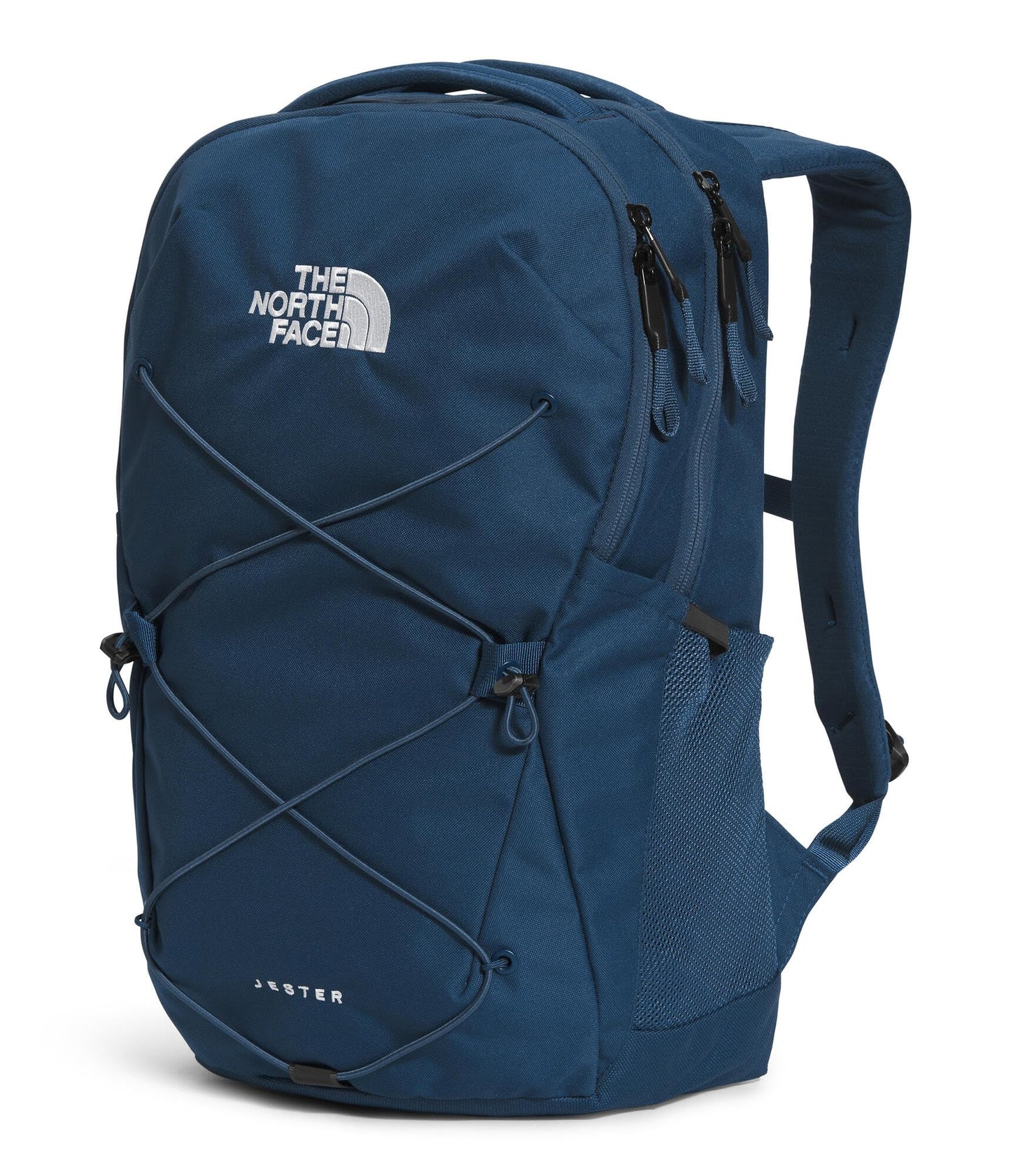 The North Face Jester Everyday Laptop Backpack - Commuter Daypack, Water Repellent, Laptop Sleeve, Shady Blue/TNF White-NPF, One Size