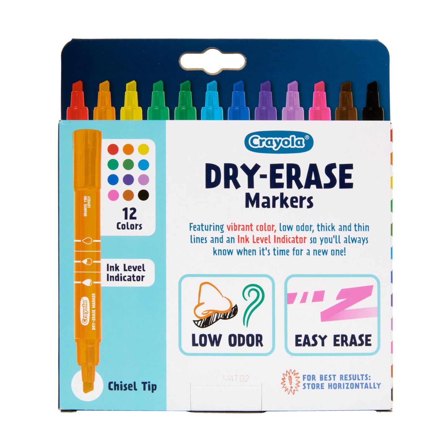 Crayola Take Note Dry Erase Markers for School (12ct) Teacher Classroom Supplies, Chisel Tip Whiteboard Markers, Must Haves