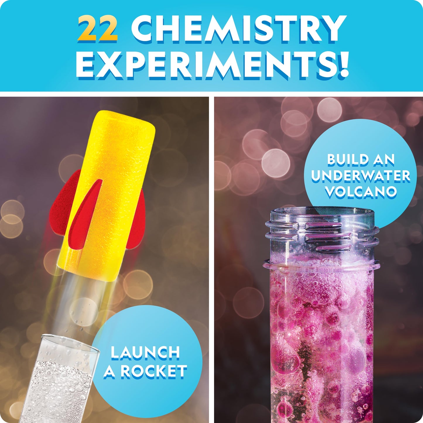 National Geographic Mega Science Lab - Kit for Kids with 75 Easy Experiments, Featuring Earth Science, Chemistry Set, and Magic STEM Projects for Boys and Girls (Amazon Exclusive)
