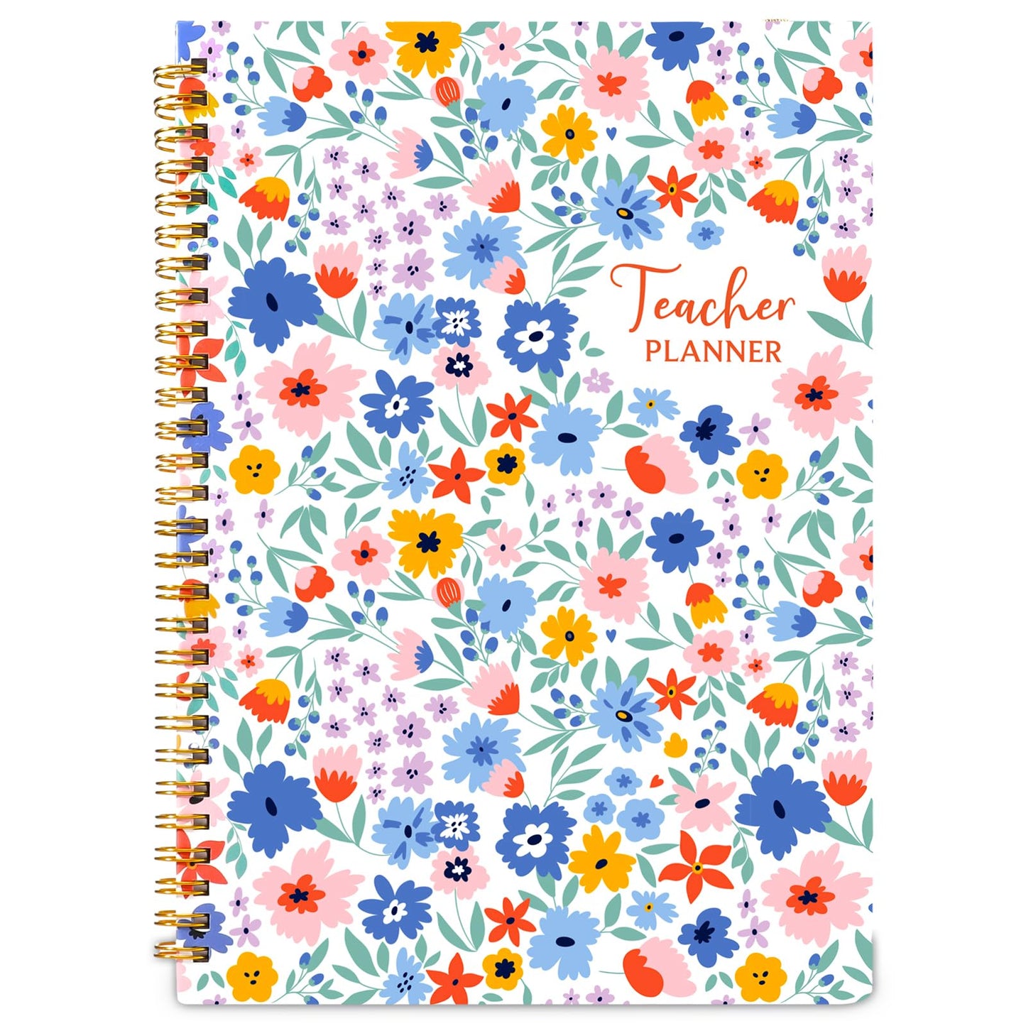 Teacher Planner 2026-2027, 7x10'' Undated Lesson Planners Teacher Planner Academic Year with Elasstic Band, Back Pocket for Classroom or Homeschool Use
