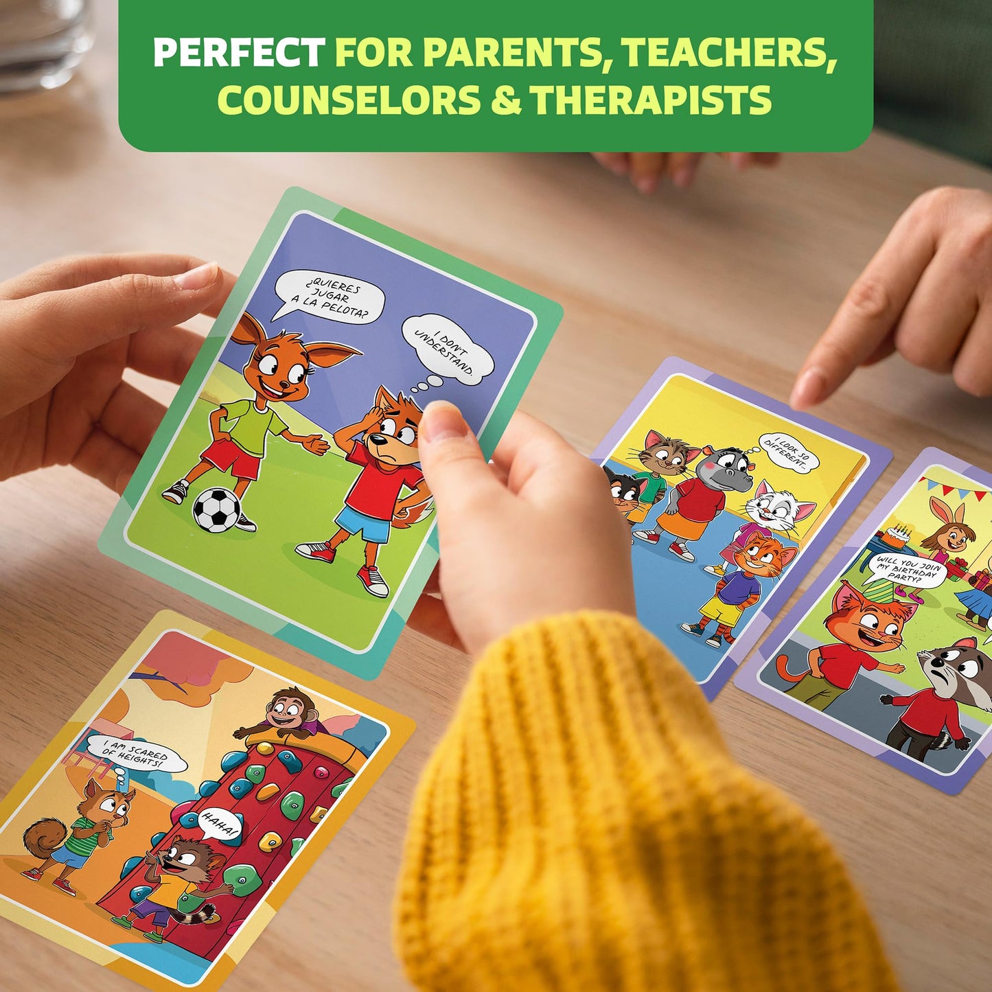 Who What Why Cultural Diversity & Inclusion Cards for Kids – SEL Game for Empathy, Disability, Social Awareness & Coping Skills – Learning Culture & Traditions Conversation Cards, Ages 4+