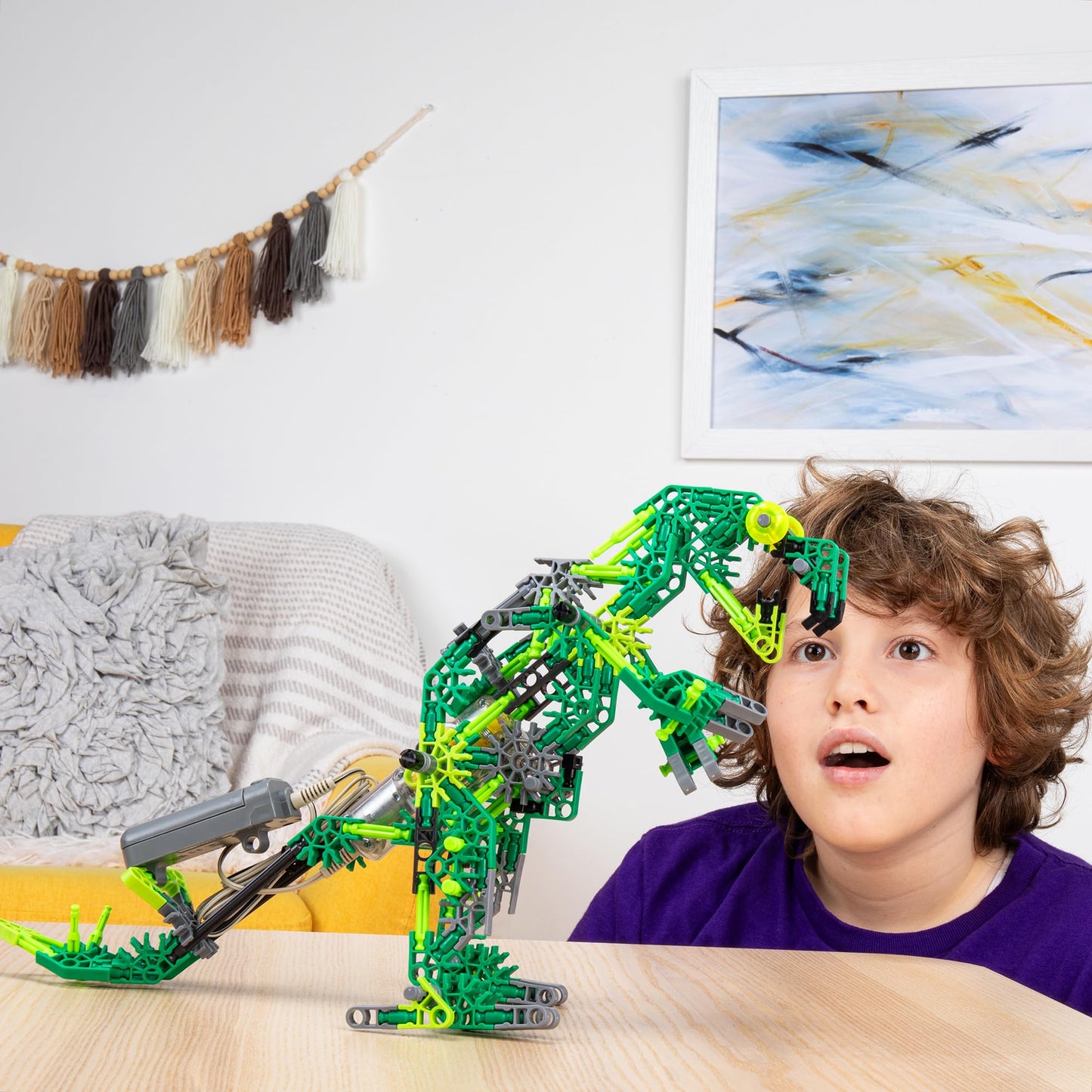 K'NEX Dynamic Dinos 6-in-1 Building Set - STEM Building Kit, Kid Construction, Creative Play Toy‚ Ages 8+