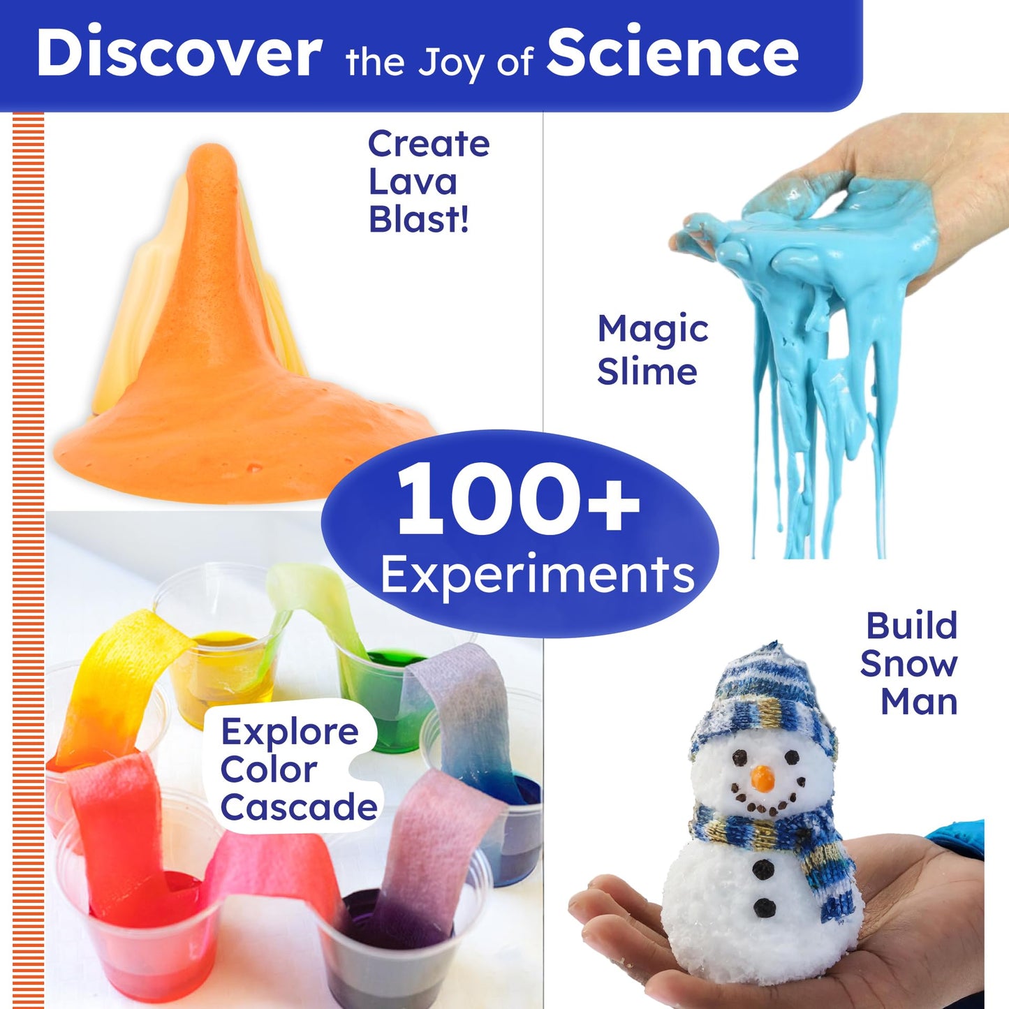 Butterfly EduFields 100+ Science Kits for Kids Age 5-7 | Birthday Gifts for 4 5 6 7 8 Year Old Boys & Girls | DIY Chemistry Experiments kit | Learning and Educational Projects