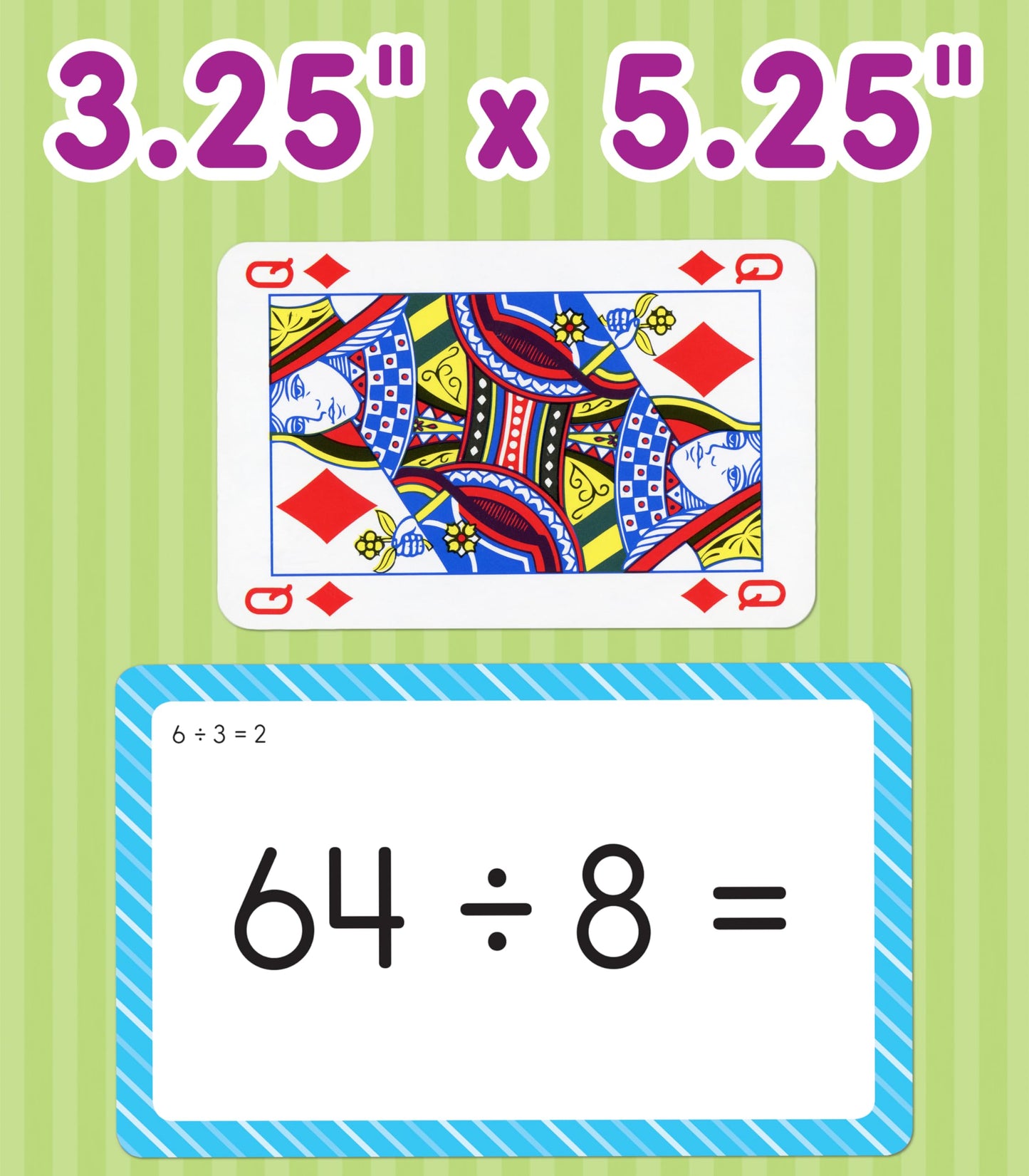 Carson Dellosa Education Division, Fractions, and Multiplication Flash Cards, 3 Sets of Flashcards, Math Games for Kids 8-12, 3rd Grade Mathematics Practice and Up