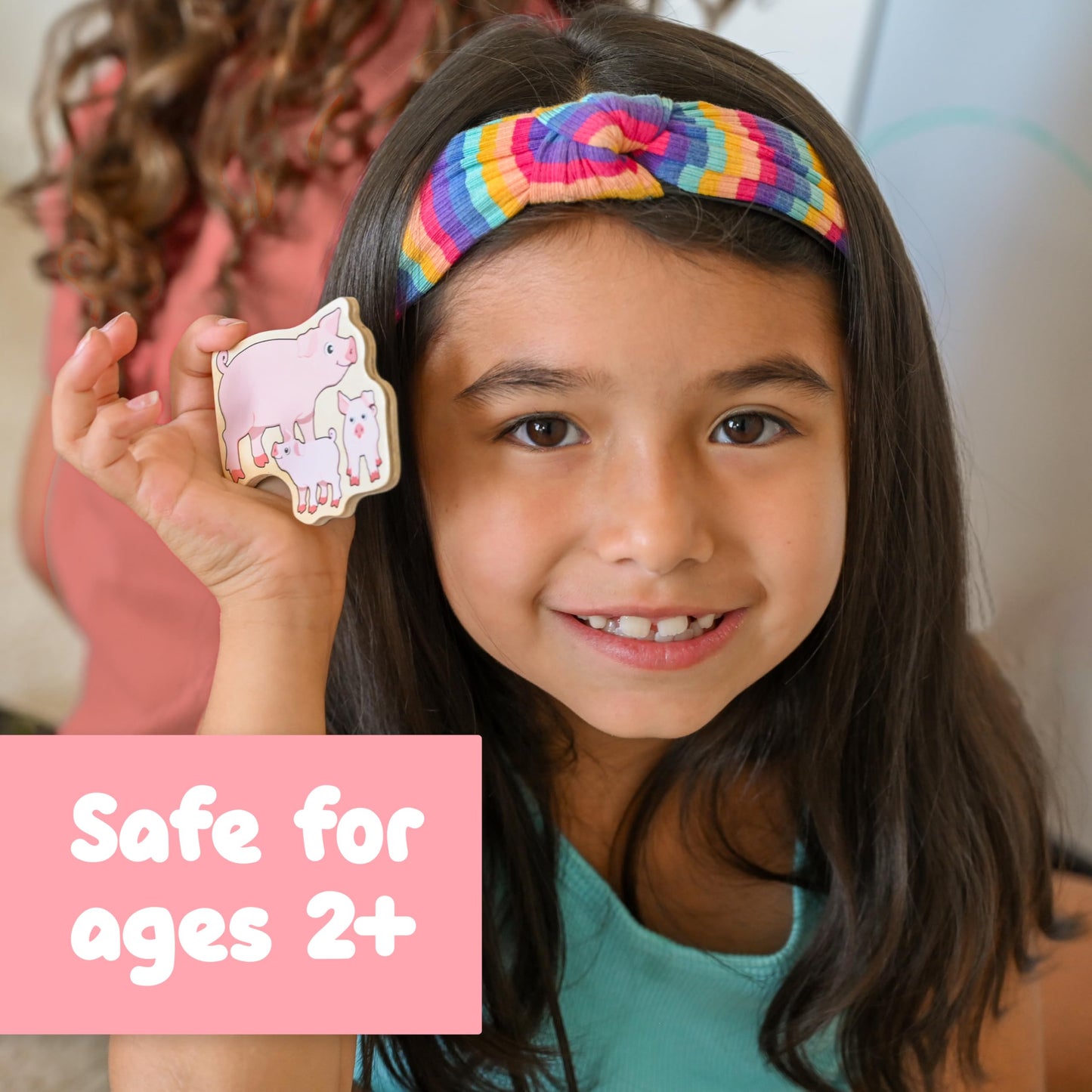 Spark & Wow Wooden Magnets | Farm | Magnets for Kids Ages 2+ | Open-Ended Play | Adhere to Fridges, Whiteboards and More
