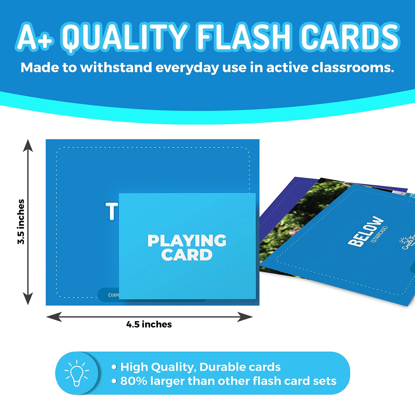 300 Vocabulary Builder Flash Cards Vol 2, Photo Cards Learning Materials for Speech Therapy, ESL, Autism, Homeschool & Kids Includes Emotions, Go Together Opposites, Noun Food, Prepositions, Verbs