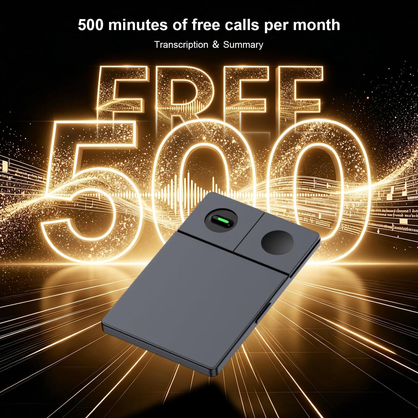 Yiugae Note AI Voice Recorder Personal Assistant AI Transcribe & Summarize Support 126 Languages 64GB Portable AI Note Taking Assistant for Phone Calls, Meetings＆Interveiws, Magnetic