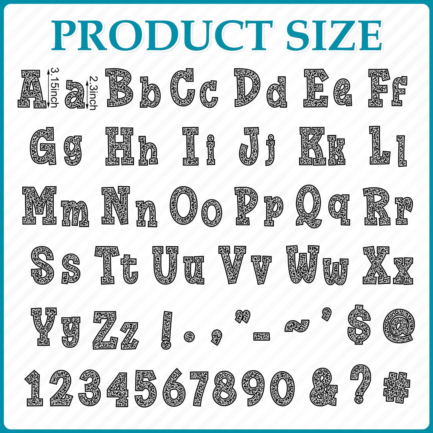 Tinlade 98 Pcs Magnetic Letters Classroom Composition Set 3 Inch Magnetic Alphabets Numbers Symbols Classroom Bulletin Board School Blackboard Decoration Supplies for Education