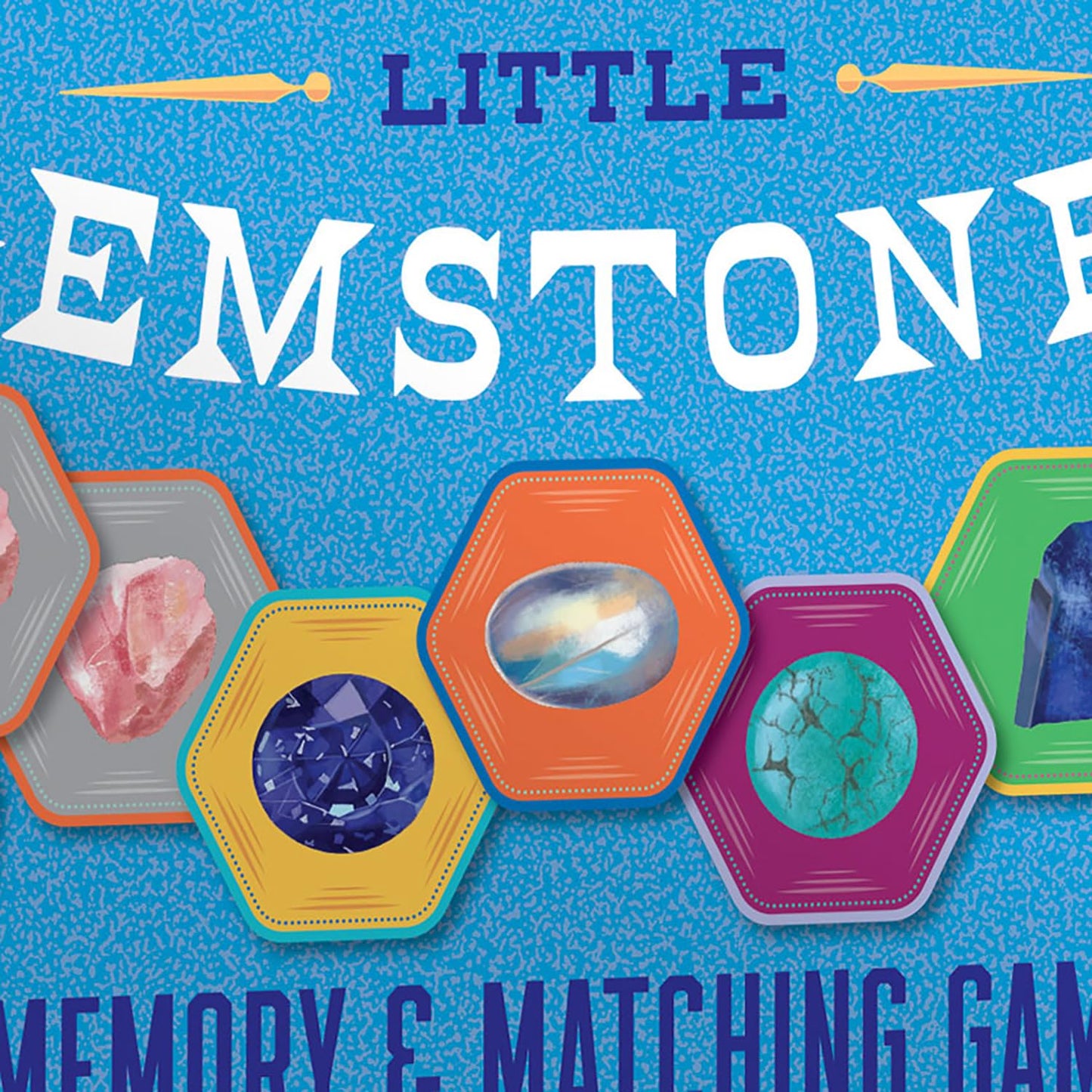 eeBoo: Memory & Matching Game- Little Gemstones - 18 Pairs to Memorize, Colorful Gems, Encourages Recognition, Concentration Skills, Kids Ages 5+