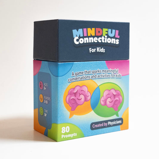 Mindful Connections for Kids – 80 Fun Conversation and Activity Cards to Build Emotional Intelligence and Social Skills, Created by Doctors, Ideal for Families, Therapists, and Classrooms, Ages 5+