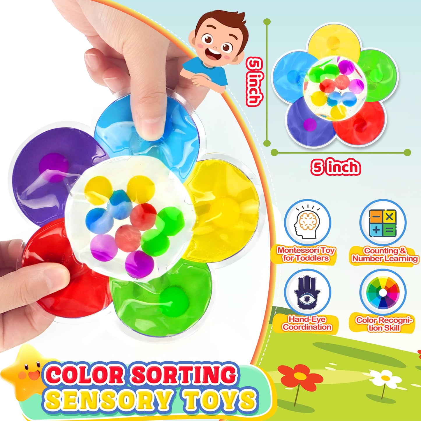 Sensory Travel Toys for Toddlers Kids Autism 6PC Airplane Car Travel Activities Toy Road Trip Essential Autistic ADHD Fidget Classroom Must Have Easter Basket Stuffers for Kid 3 4 5 6 7 8