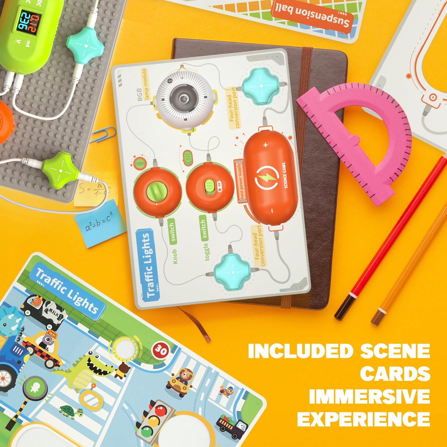 Science Kits for Kids - STEM Kits for Kids, Electronics Exploration Kit, Over 420 Projects, 35 Circuit Parts, STEM Educational Toy Gifts for Kid Boys Girls Ages 3 4 5 6 7 8 9 10 11 12