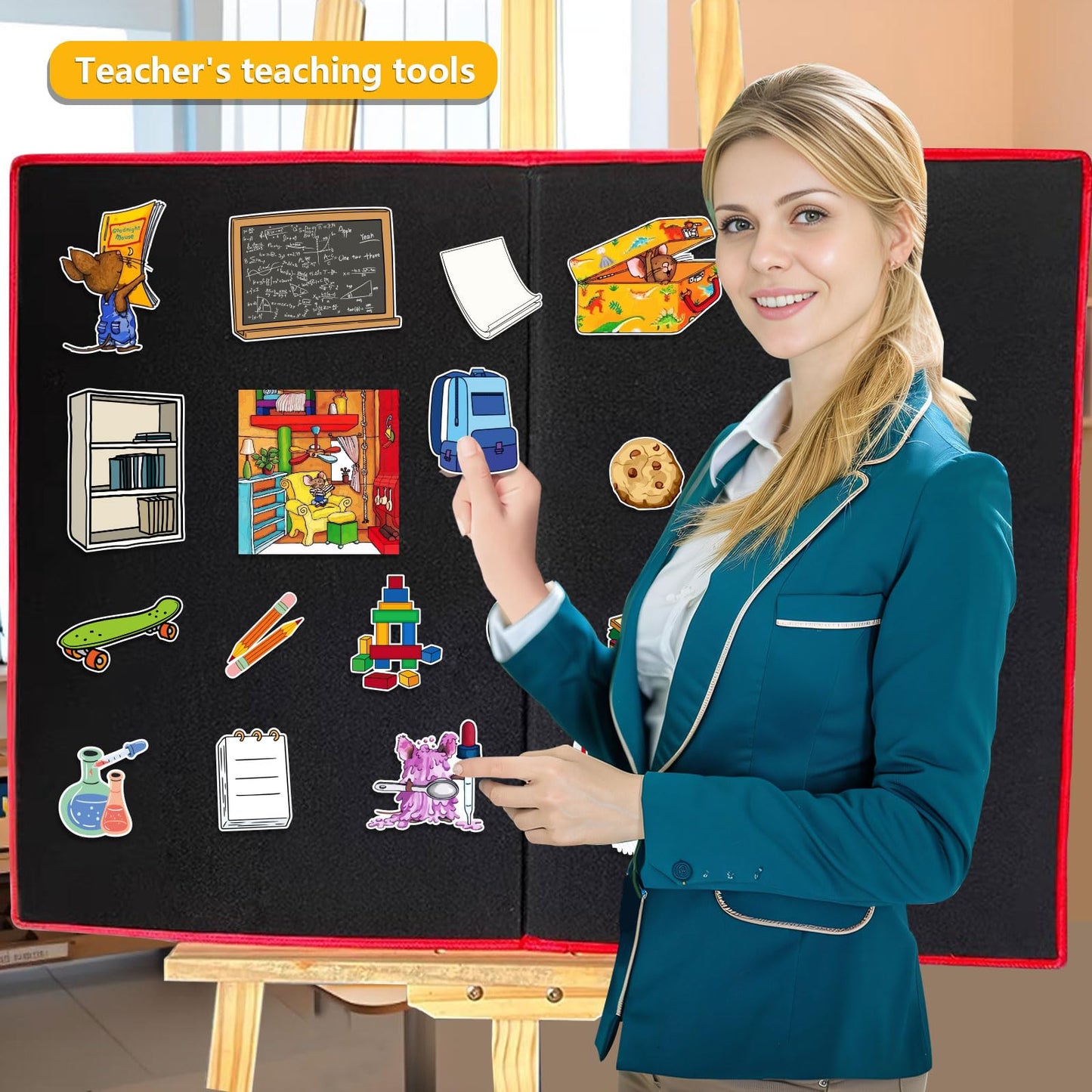 Thryvomniq Felt Board Story Sets If You Take a Mouse to School Felt Pieces Preschool Storytelling Activities Early Learning Interactive Play Kit