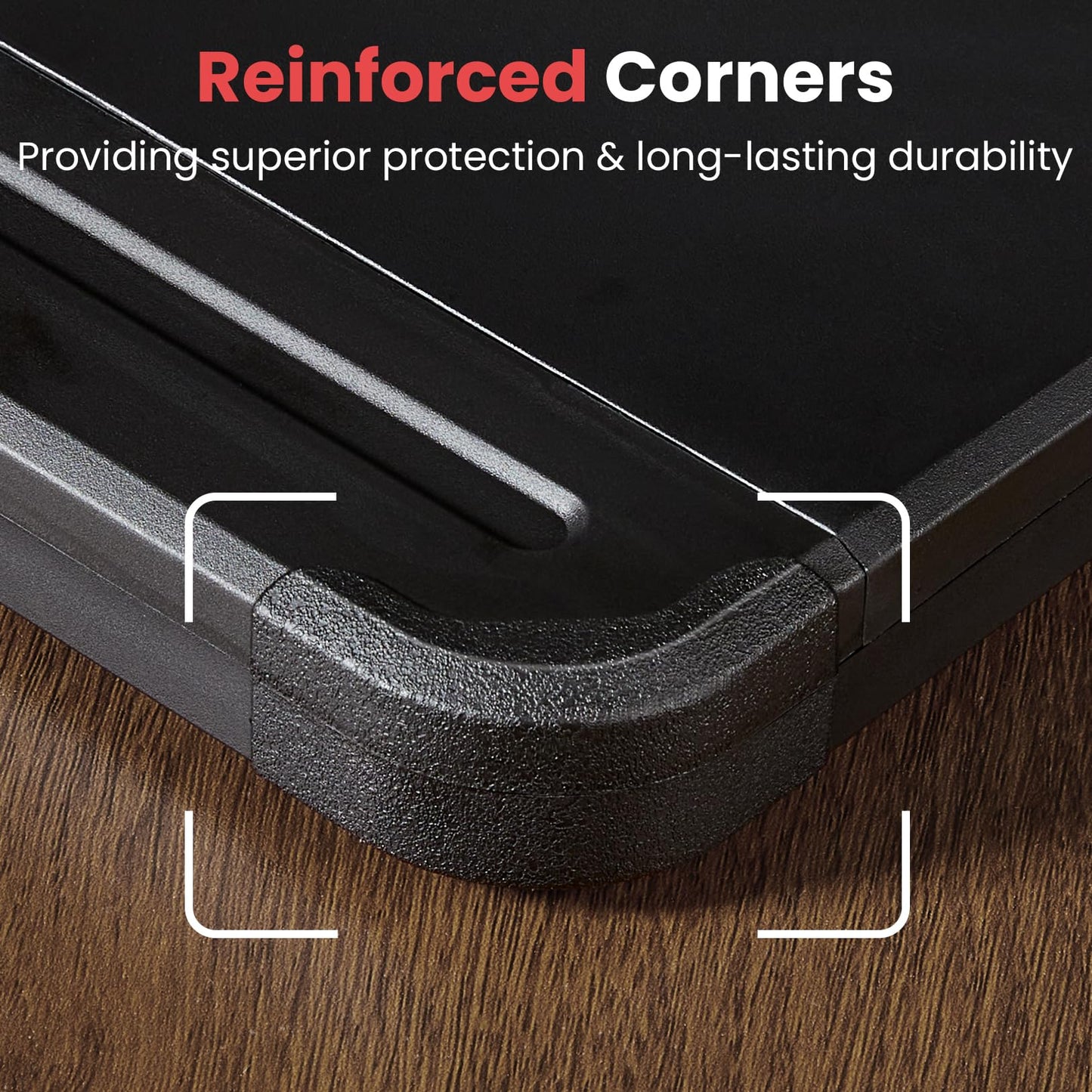Sooez Reinforced Clipboard with Storage, Inner Plastic Folder Attached, Heavy Duty Clip Boards 8.5x11 with Pen Holder, High Capacity Nursing Clipboards for Teacher Office Home, Letter / A4 Size