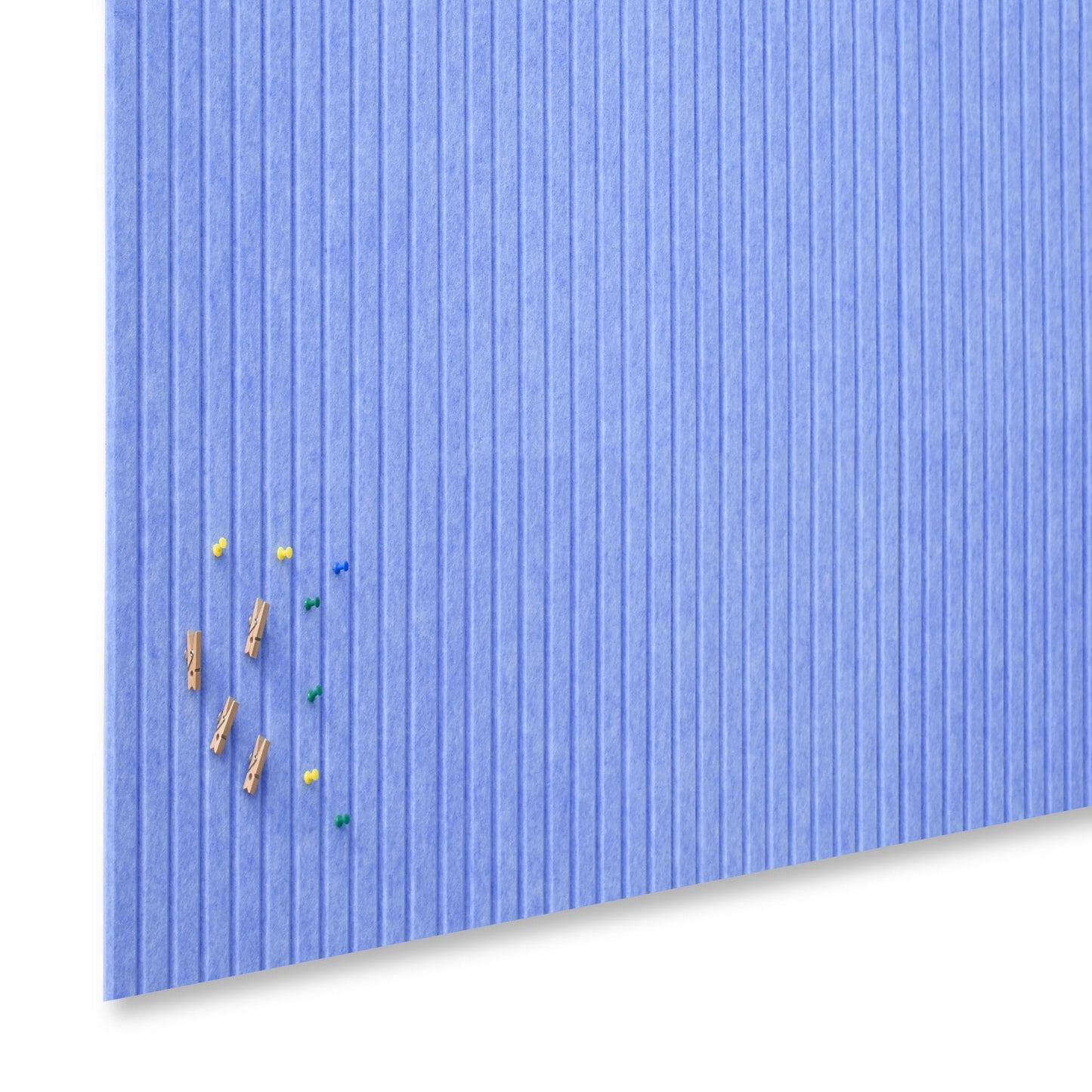 YOUDEFUL Large Cork Board Alternative-12 Pcs Self-Adhesive Felt Bulletin Board Tiles, Felt Pin Board Cork Board Tiles for Home Office Wall Decor, Tack Board 47"x35" (Light Blue