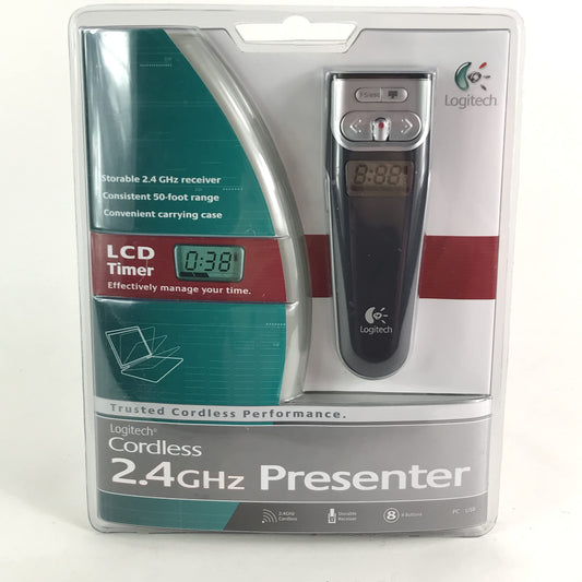 Logitech 2.4 GHz Cordless Presenter (Black)