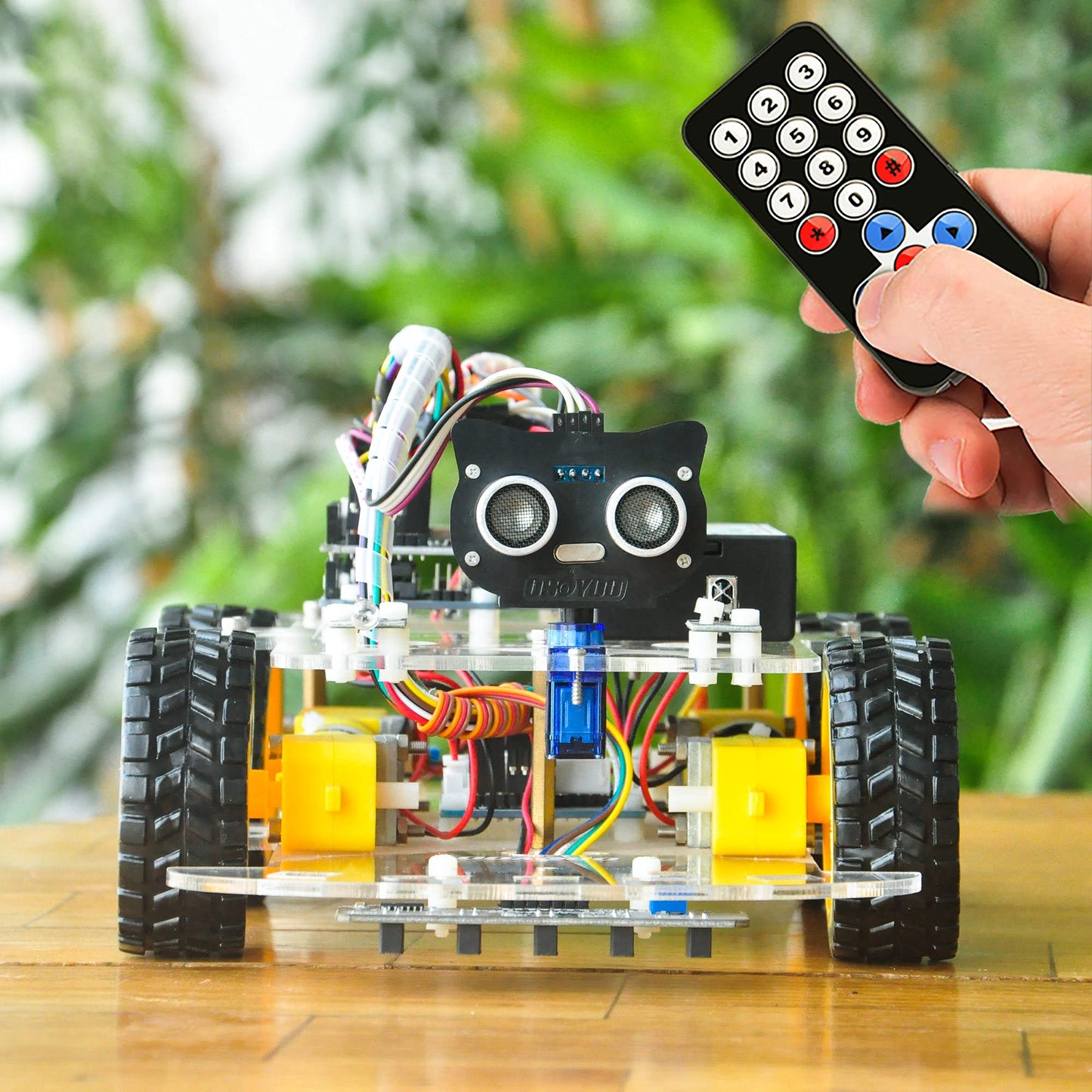 OSOYOO IoT Smart Robot Car Kit for Arduino – Classroom STEM Robotics Kit with WiFi & Bluetooth Control, Coding & Electronics Learning Platform for Schools