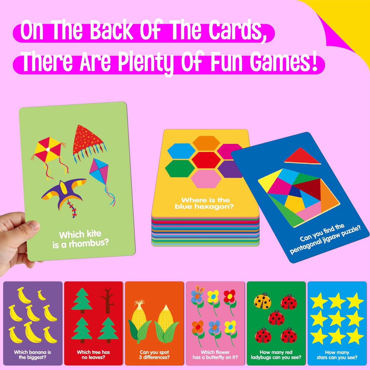 144 PCS Early Learning Flashcards,Double-Sided Cards—Alphabet,Numbers, Foods, Animals, Shapes, Colors, Home Objects, Speech Therapy Toys, Learning Tool for Kindergarten, Toddlers, Preschool Activities