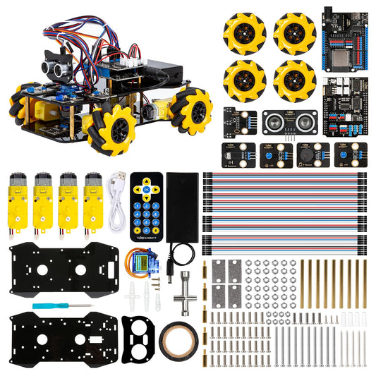 ACEBOTT Smart Robot Car Kit Compatible with Arduino, Robotics for Kids Ages 8-12 12-16, Electronic Programming Project/STEM Science Kits Coding Gifts for Adults and Youths