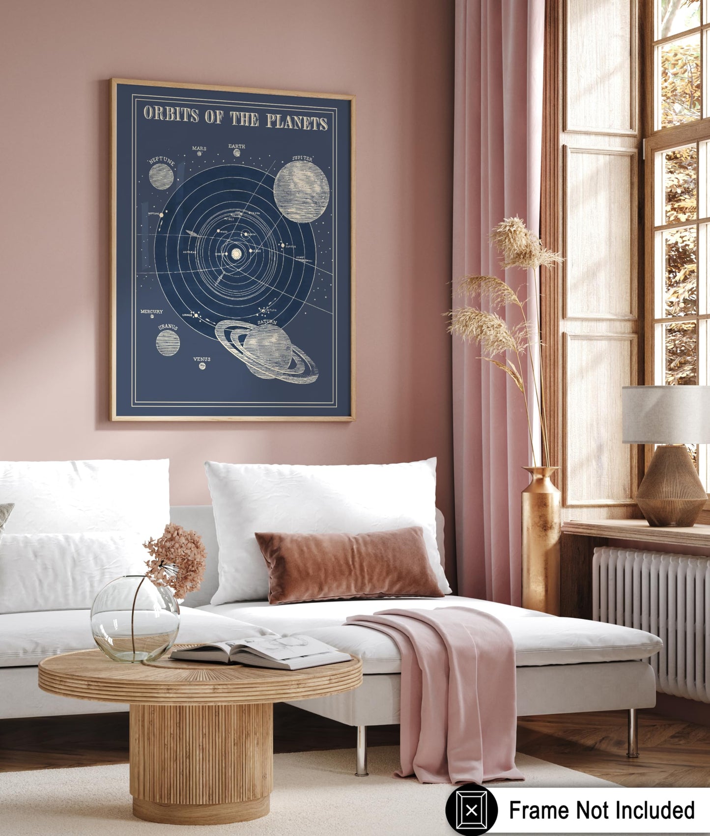 Poster Master Orbits of the Planets Print - Astrology Poster - Science Art - Gift for Planetary, Astrology Fans - Educational Wall Decor for Classroom or Library - 8x10 Unframed Wall Art