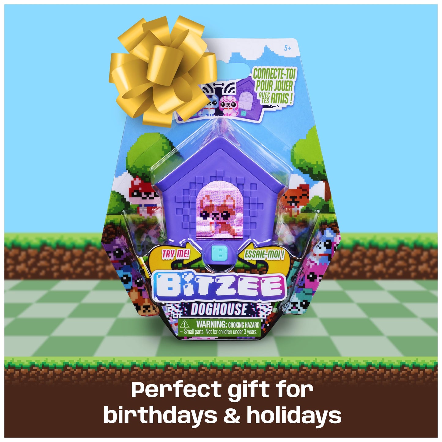 BITZEE, Doghouse Interactive Toy with 15 Puppies Inside, 3D Playroom, Reacts to Touch, Digital Pet Kids Toys for Girls & Boys Ages 5 and up