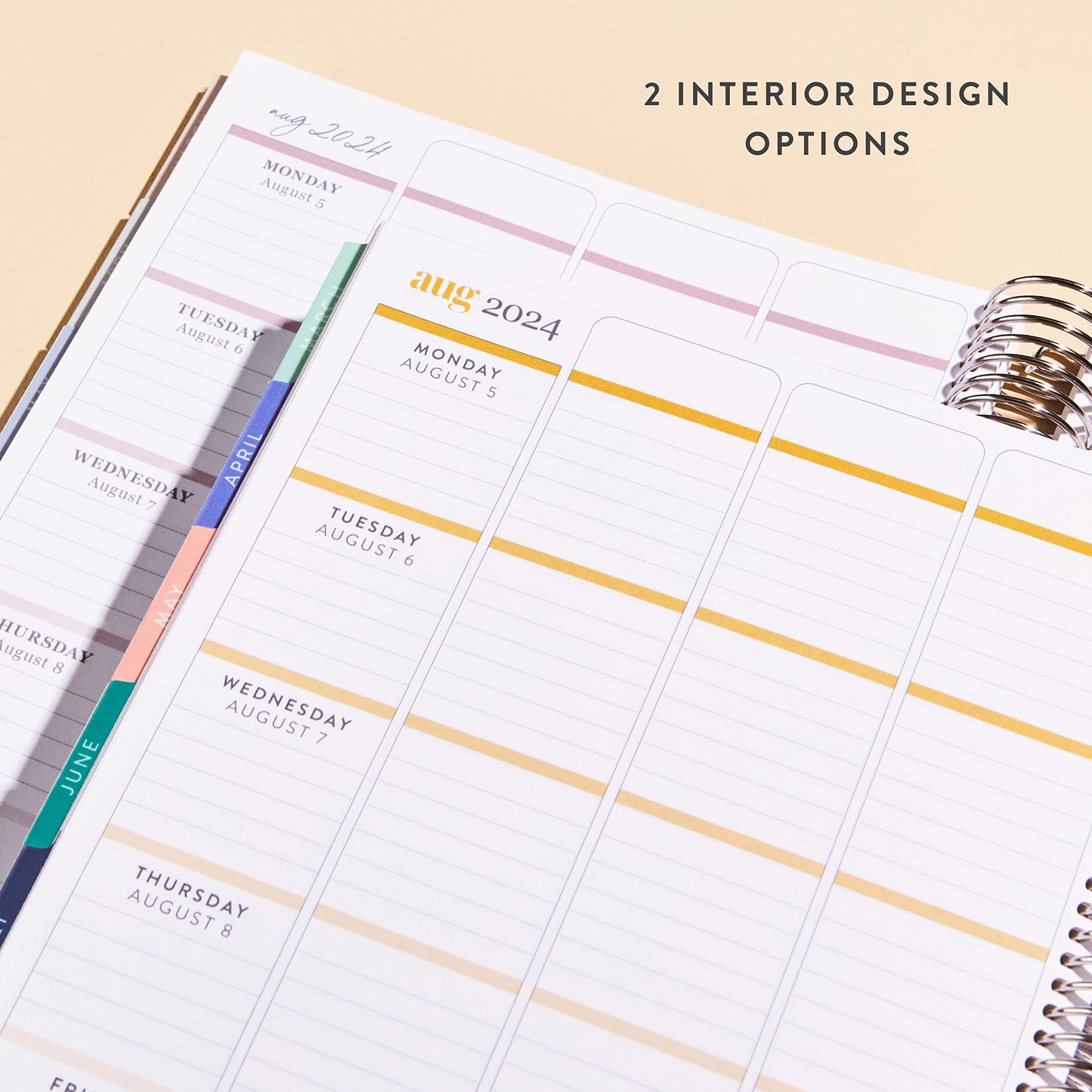 Erin Condren 8.5" x 11" Platinum Coiled Teacher Lesson Planner (July 2023 - June 2024) - Books of Wisdom Classic Cover, Wildflowers Theme - 80 Lb. Thick Mohawk Paper, Includes Sticker Sheets & More