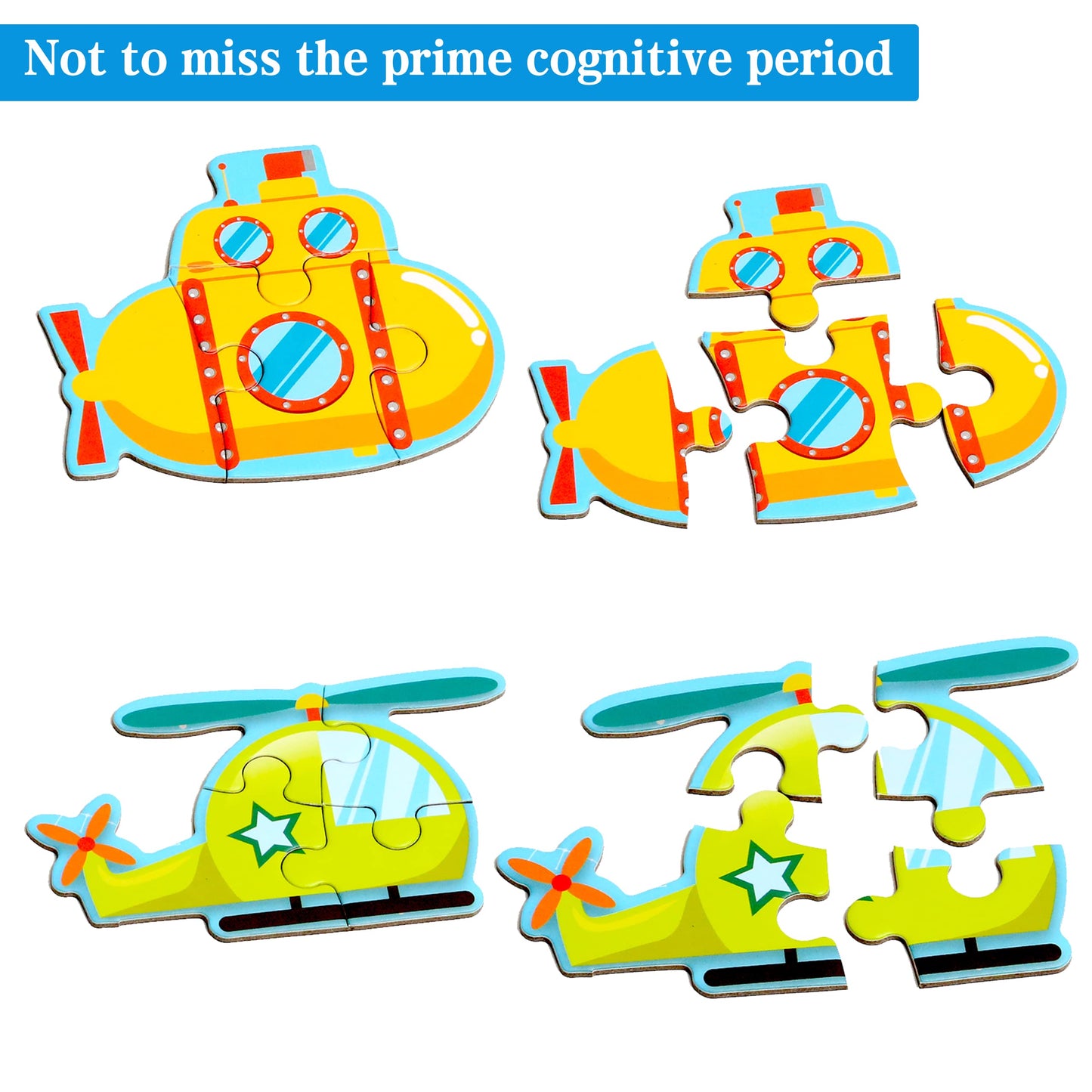 Magnetic Puzzles for Kids Ages 1-3, Travel Toddler Puzzles Ages 2-4 Year, Space Car Activities Toy for Boys & Girls 3-5 yo - Learning Magnet Gift for Road Trip