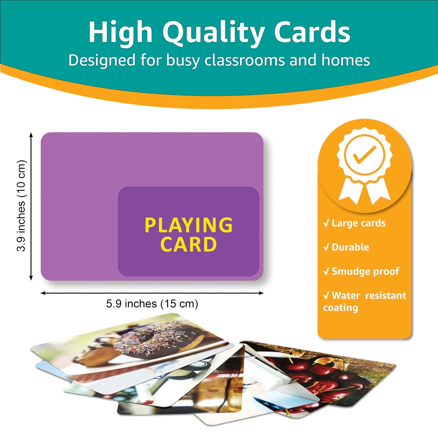 Picture My Picture Categories Flash Card Set – Speech Therapy Tool for Vocabulary, Communication & Thinking, Scratch-Resistant with Activity Guide, Suitable for Education, ESL & ABA – Set of 40