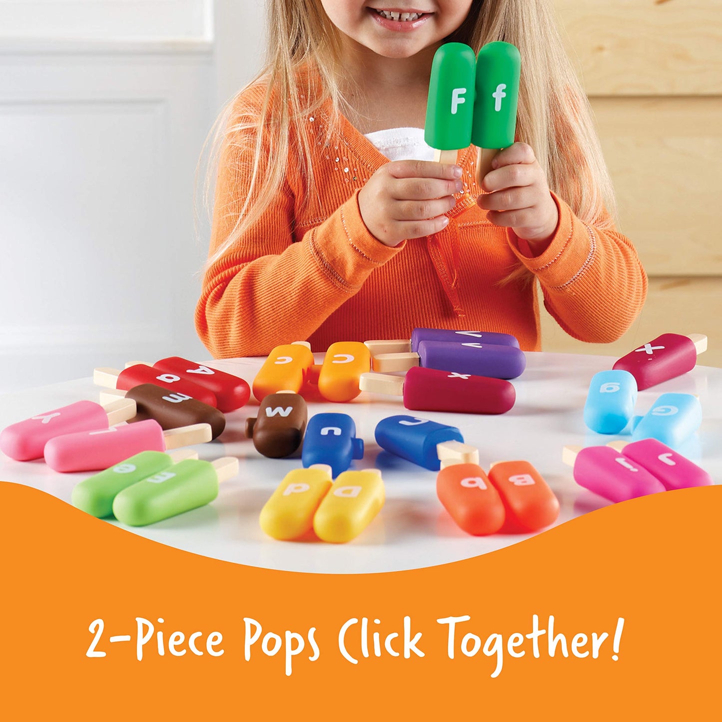 Learning Resources Smart Snacks Alpha Pops - Toddler Educational Alphabet Toys, ABC Puzzles, Ice Cream Toy, Preschool Classroom Must Haves, Homeschool, Toddler Letter Learning , Gifts for Kids
