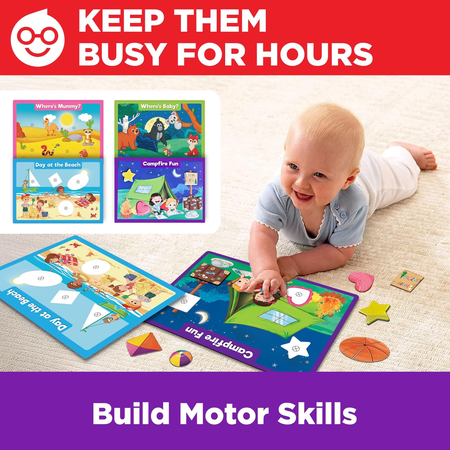 Doctor Jupiter My Big Box of Learning | Toys for Toddlers Ages 1-2-3 | Toddler Learning & Educational Activities for 1+ Year Old Boys & Girls | Gift Ideas for Birthdays