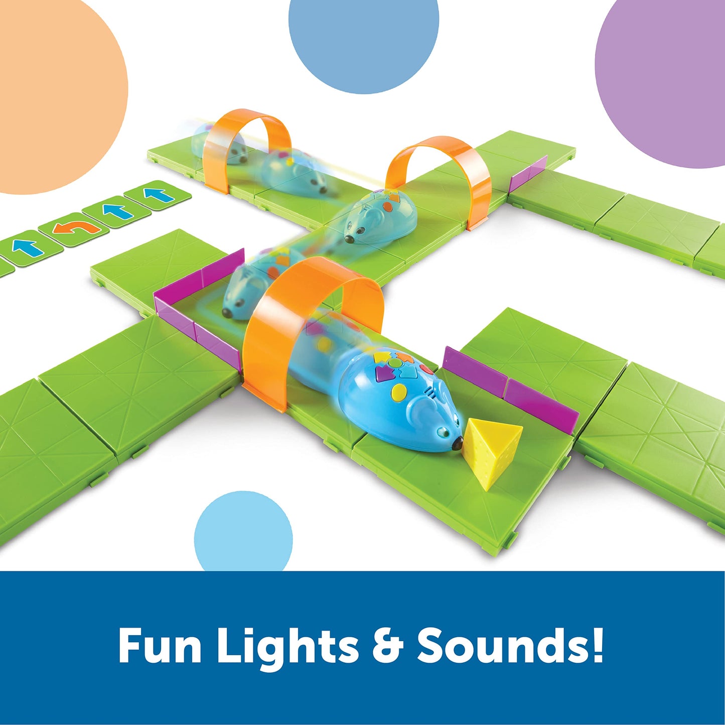 Learning Resources Code & Go┬« Robot Mouse Activity Set, ScreenΓÇæFree Coding Robot Toy, Early Programming for Kids Ages 4+, STEM Robotics Kit