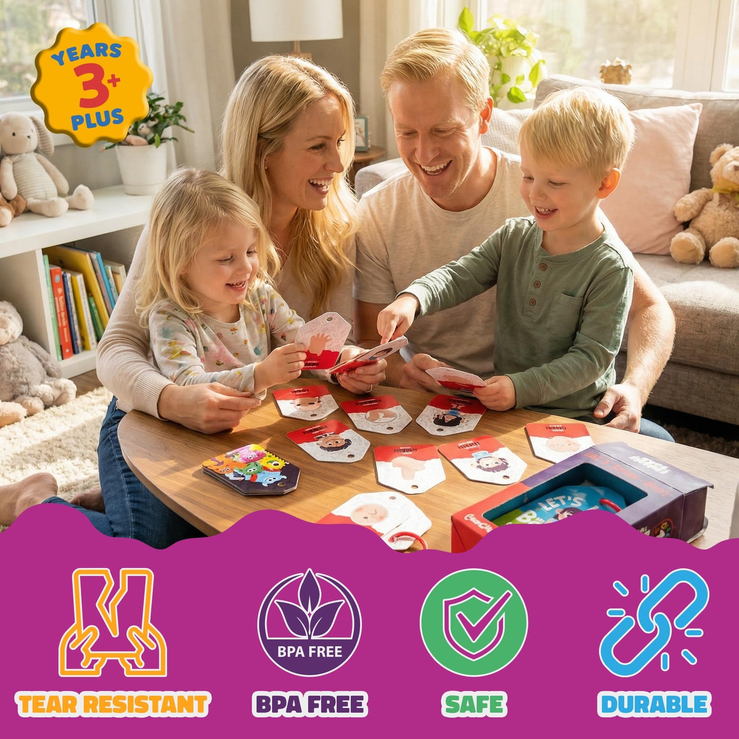 Let’s Know My Body – Bilingual Spanish & English Flashcards for Kids, Beginners, and Adult Learners | Montessori Learning Cards to Teach Body Parts Vocabulary. Educational Learning Toys