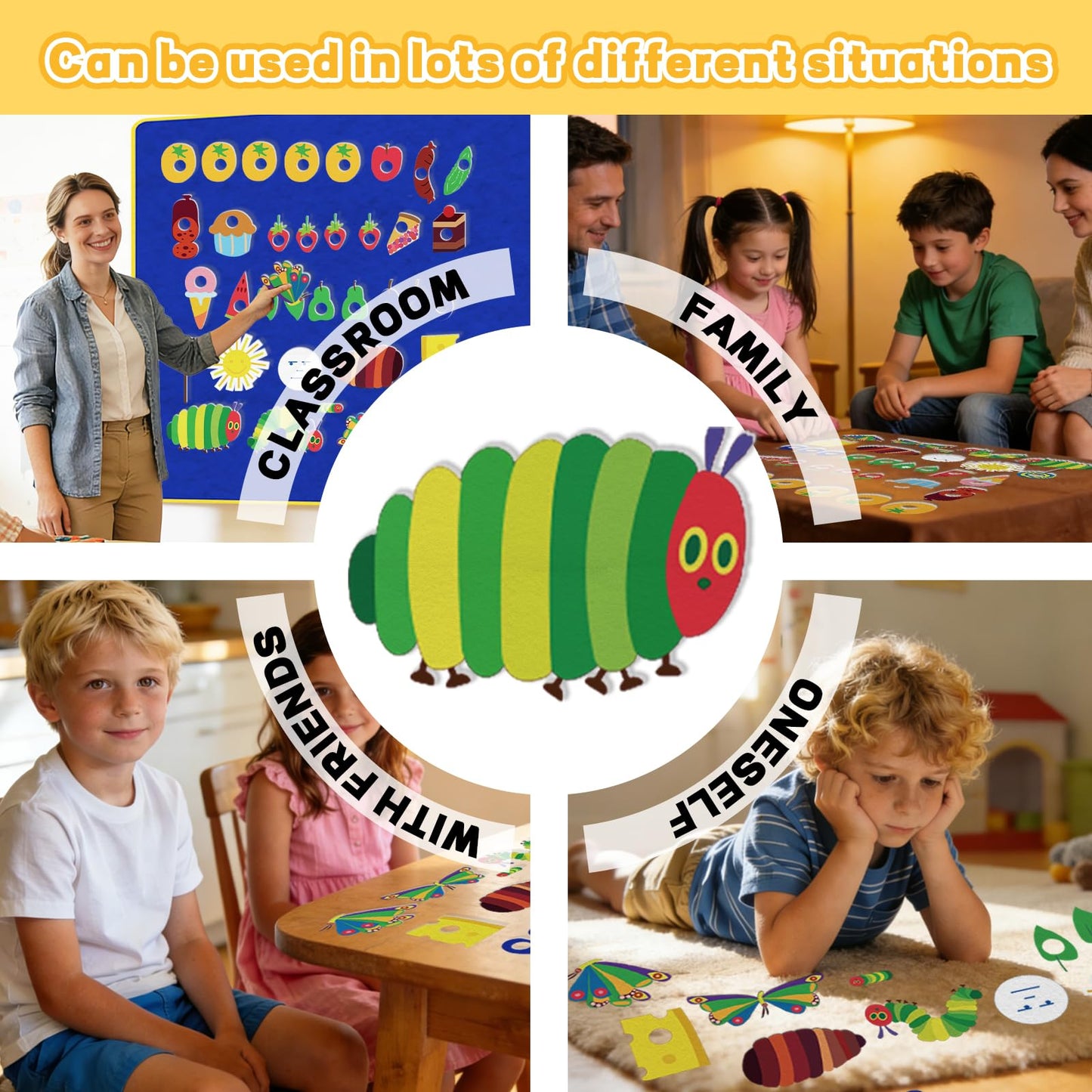 Thryvomniq Fairy Tales Felt Board Story Sets Preschool Children Early Learning Toddler Interactive Toys Storytelling Activities Role Play