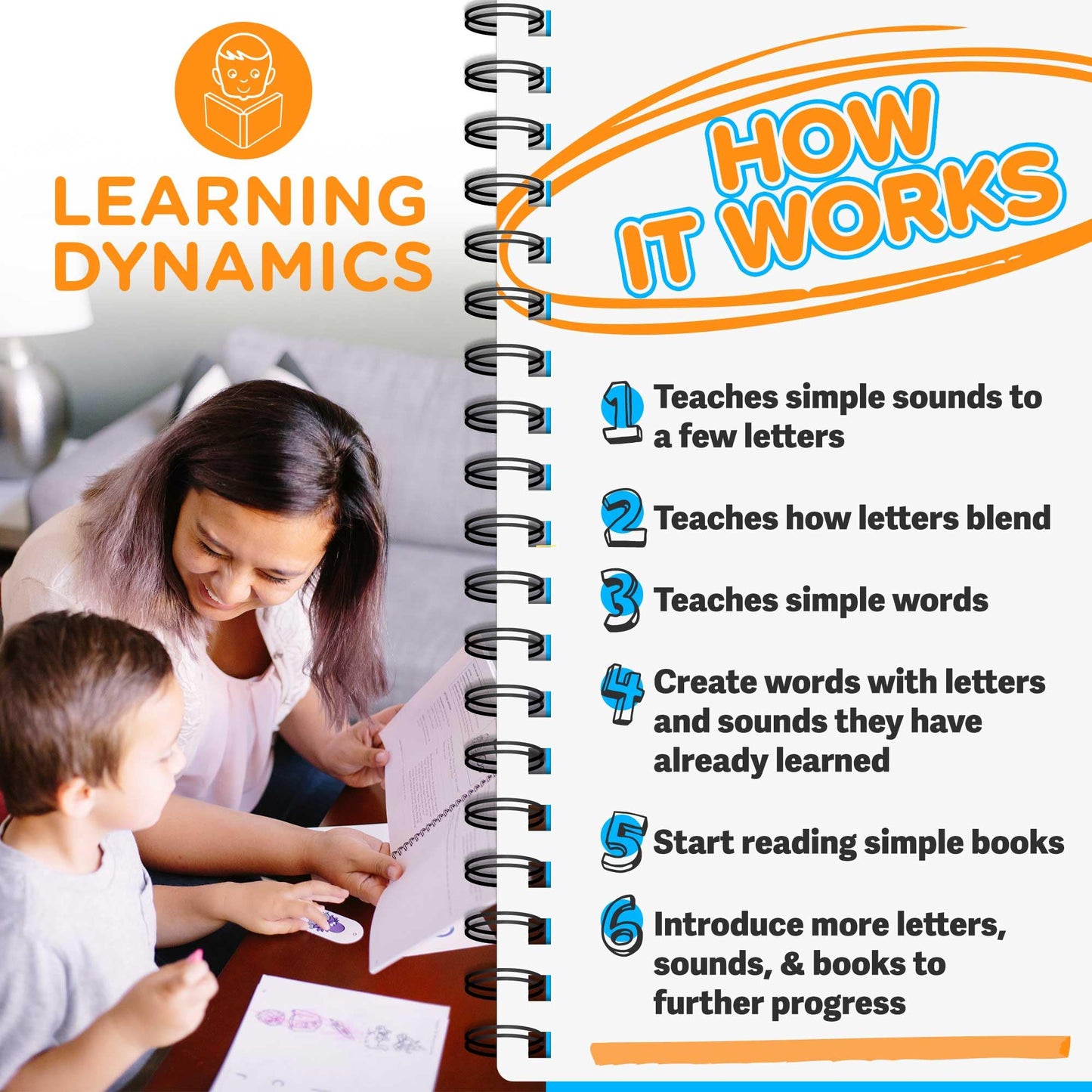 Learning Dynamics 4 Weeks to Read Program and Extra Workbook – Includes 53 Books, Teaching Manual, Activity Workbooks, CD, Flashcards, Manipulatives – Teaches Letters, Phonics, Writing, & Reading