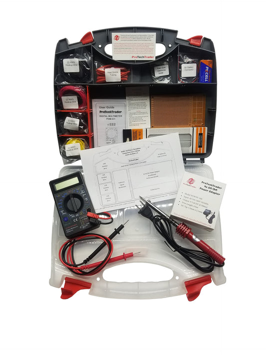 Make: Electronics Third Edition Kit 1 Deluxe - Beginner, Intermediate, & Advanced (Teen - Adult) Component Pack that Follows The Experiments in Make: Electronics 3rd Ed by Charles Platt