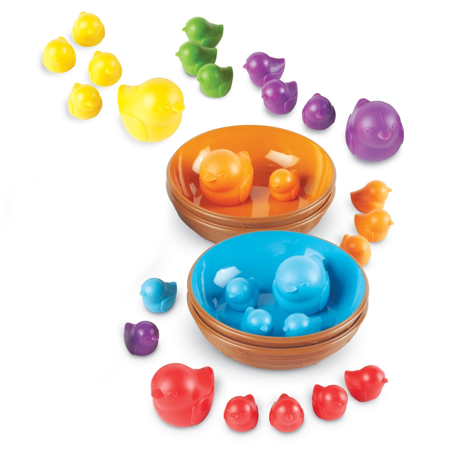 Learning Resources Birds in a Nest Sorting Set - 36 Pieces, Ages 3+ Toddler Learning Toys, Educational Toys for Toddlers