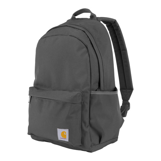 Carhartt 21L Classic Laptop Backpack, Water-Resistant Pack W/ 15" Laptop Sleeve and Organizational Compartments, Gravel