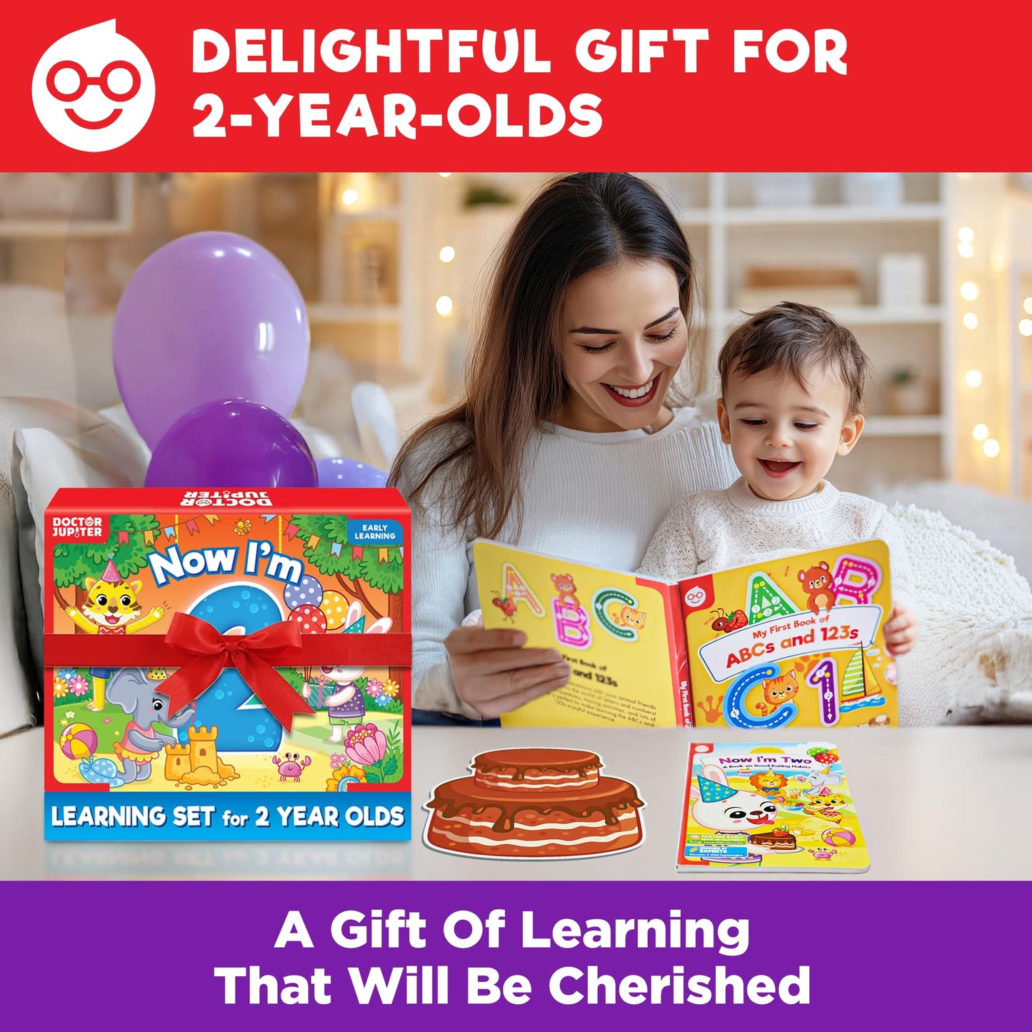 Doctor Jupiter Now I AM 2 | Educational Learning Toy for 2 Year Olds | Birthday Gift Ideas for Boys & Girls Ages 2+ | Preschool Learning Activities