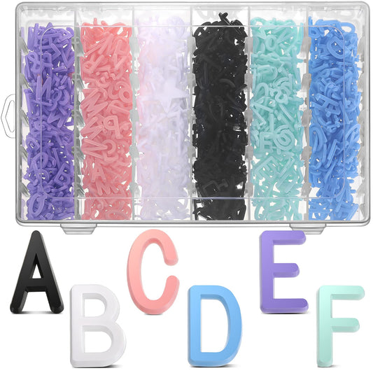 Yexiya 1035 Pcs Board Letters with Organizer Case Set Include 3/4'' Multicolor Plastic Pre Cut Characters Cursive for Felt Message Board Letters Numbers Symbols