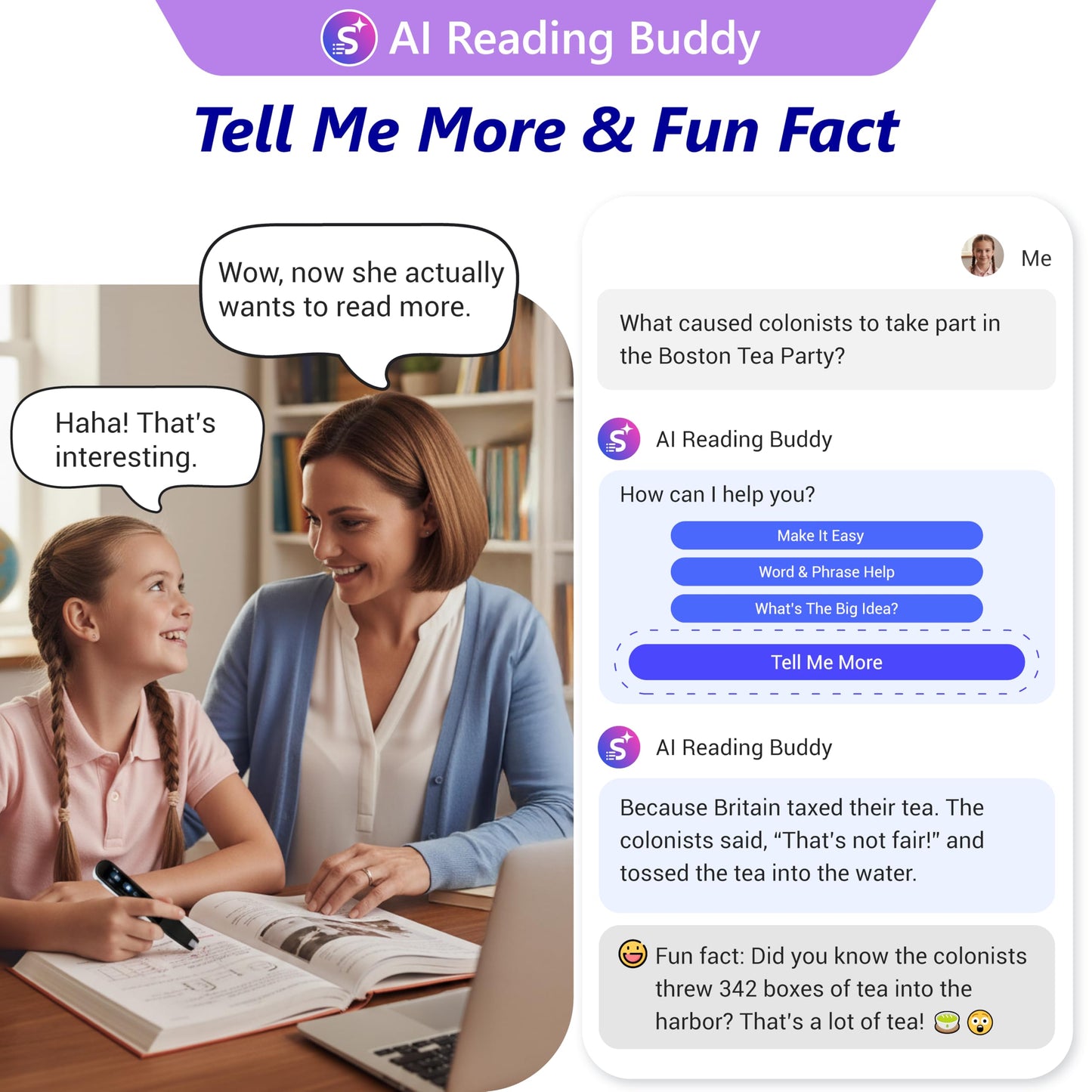 WorldPenScan AI Reader – Reading Pen with Built-in Dictionary & AI Reading Buddy for Kids | Grade-Level Reading Support | English, Spanish, Chinese | Text-to-Speech, Transcribe, Translation