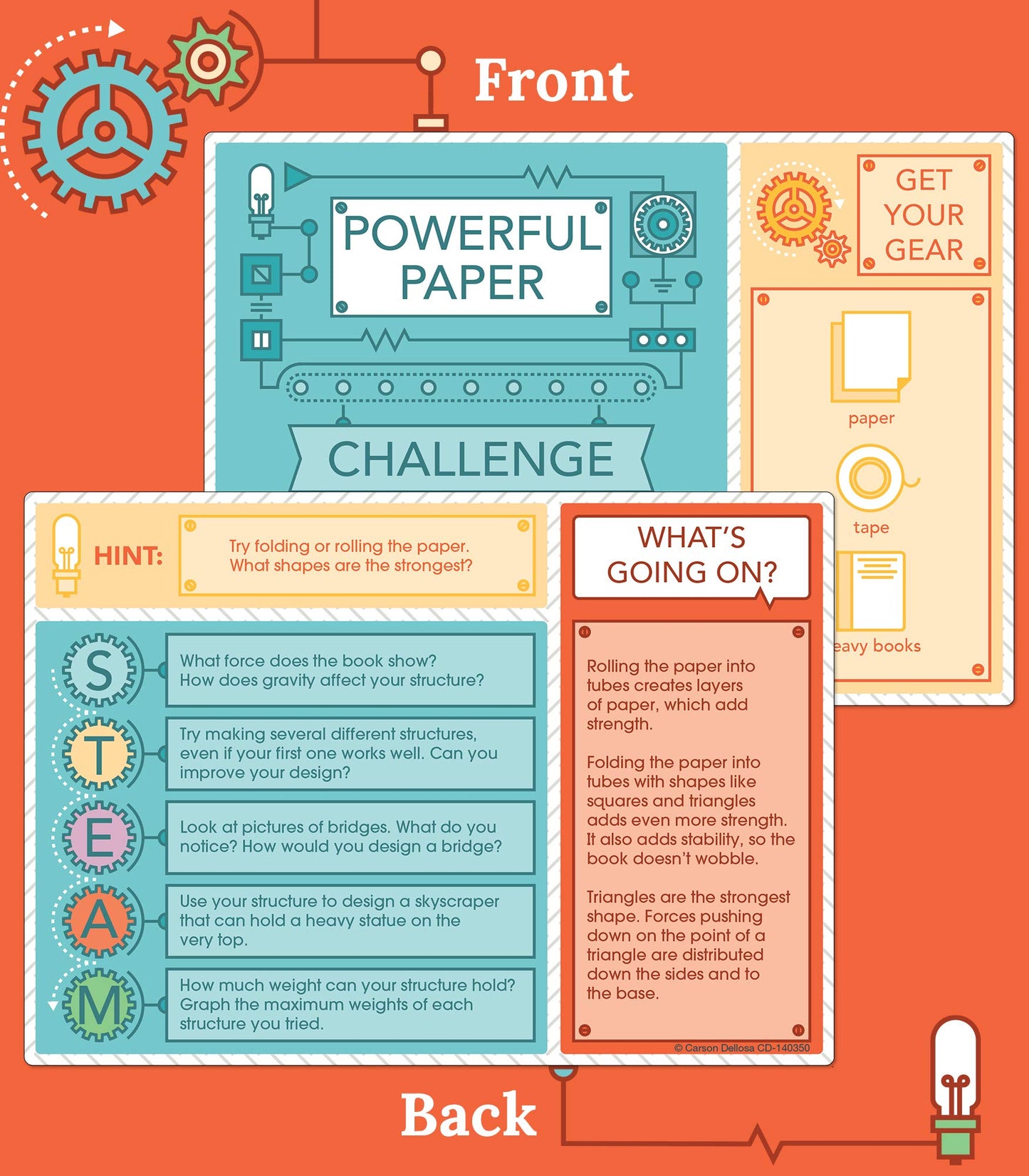 Carson Dellosa Stem Challenges, Seasonal, Physical, Life, Earth and Space Science Kits for Kids Ages 7-10, Educational Games and Experiments for 2nd Grade and Up