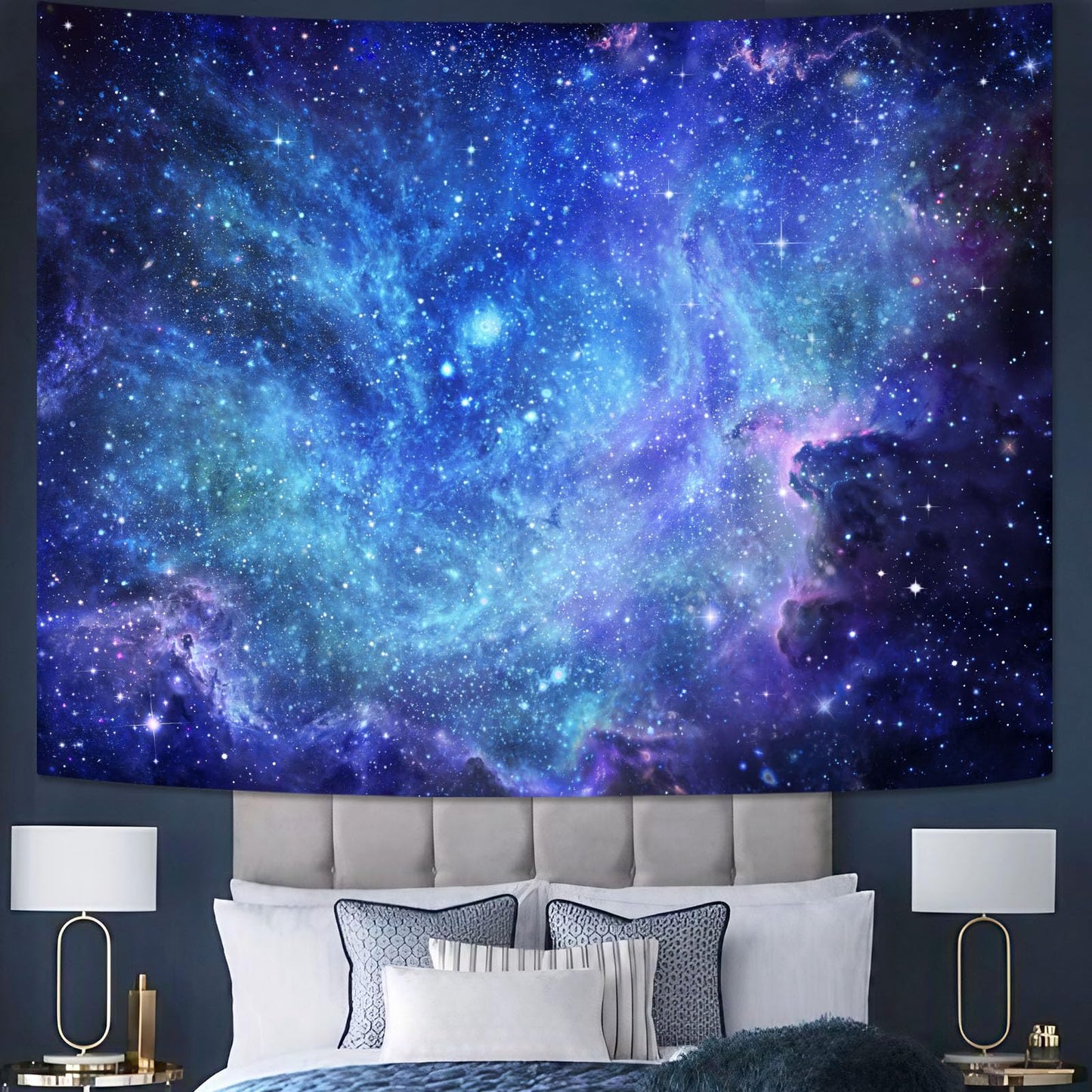 Spenlife space Tapestry star Wall Tapestry Galaxy Wall Hanging Tapestries for Bedroom Perfect for Living Room, Bedroom, Dorm Decor Space 44×60 Inches